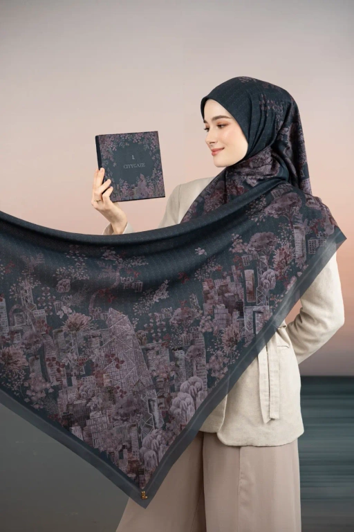 Image of CITYGAZE SCARF FAMERALD