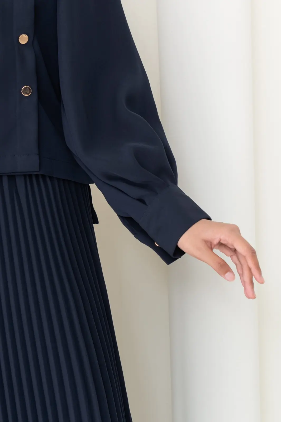 OPHELIA BLOUSE NAVY