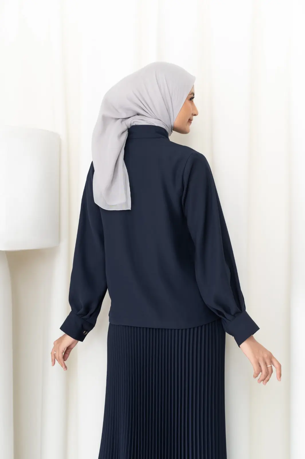 OPHELIA BLOUSE NAVY
