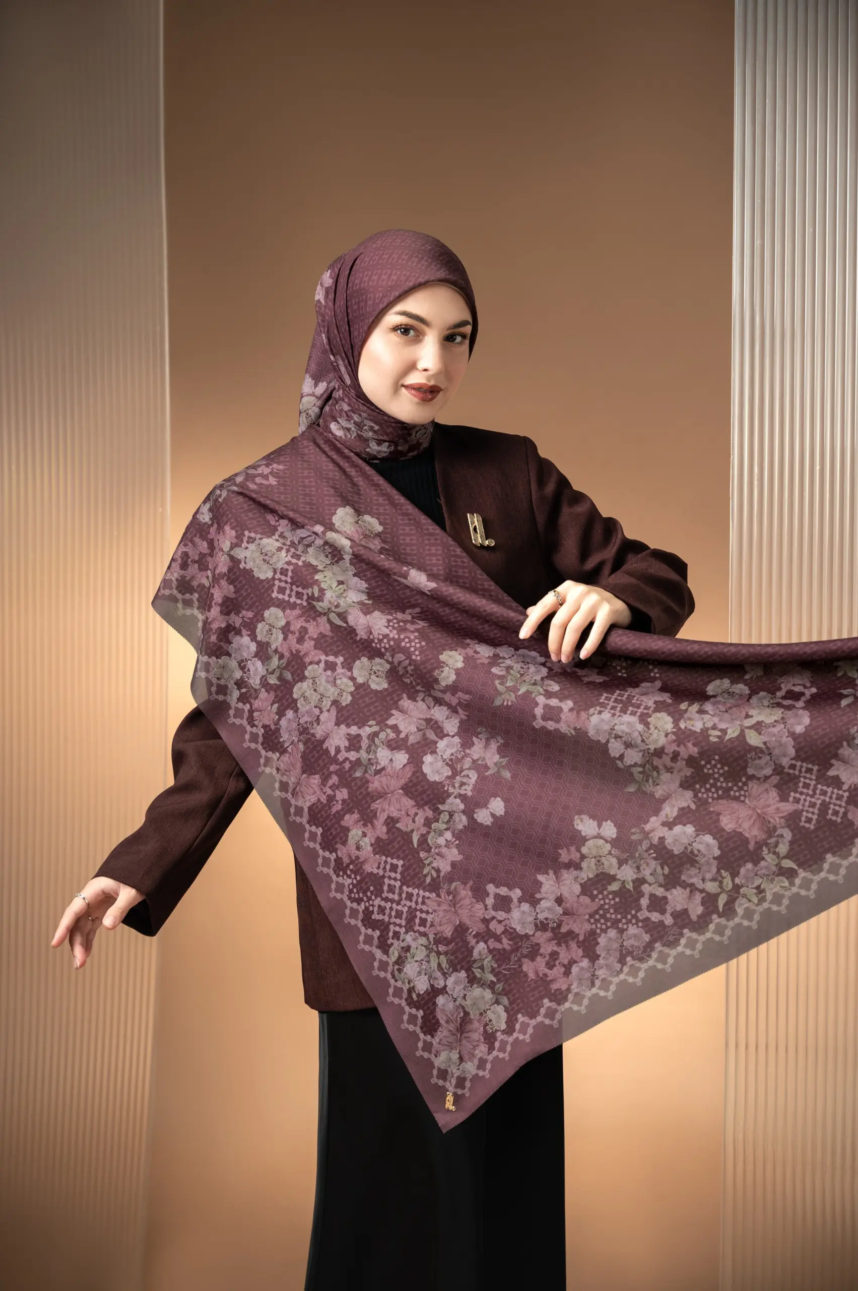 RIELLE SCARF AMARANTH