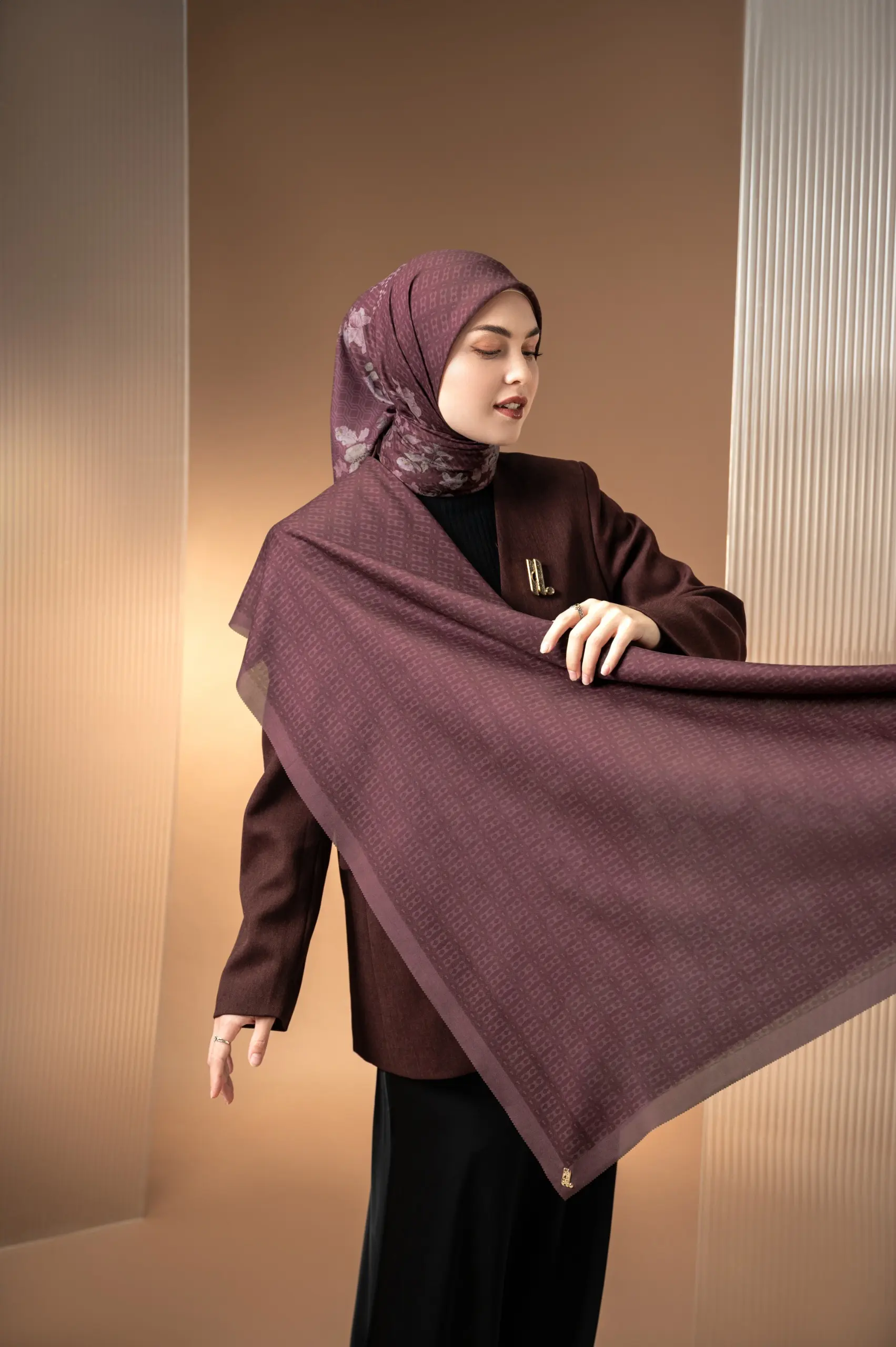 RIELLE SCARF AMARANTH