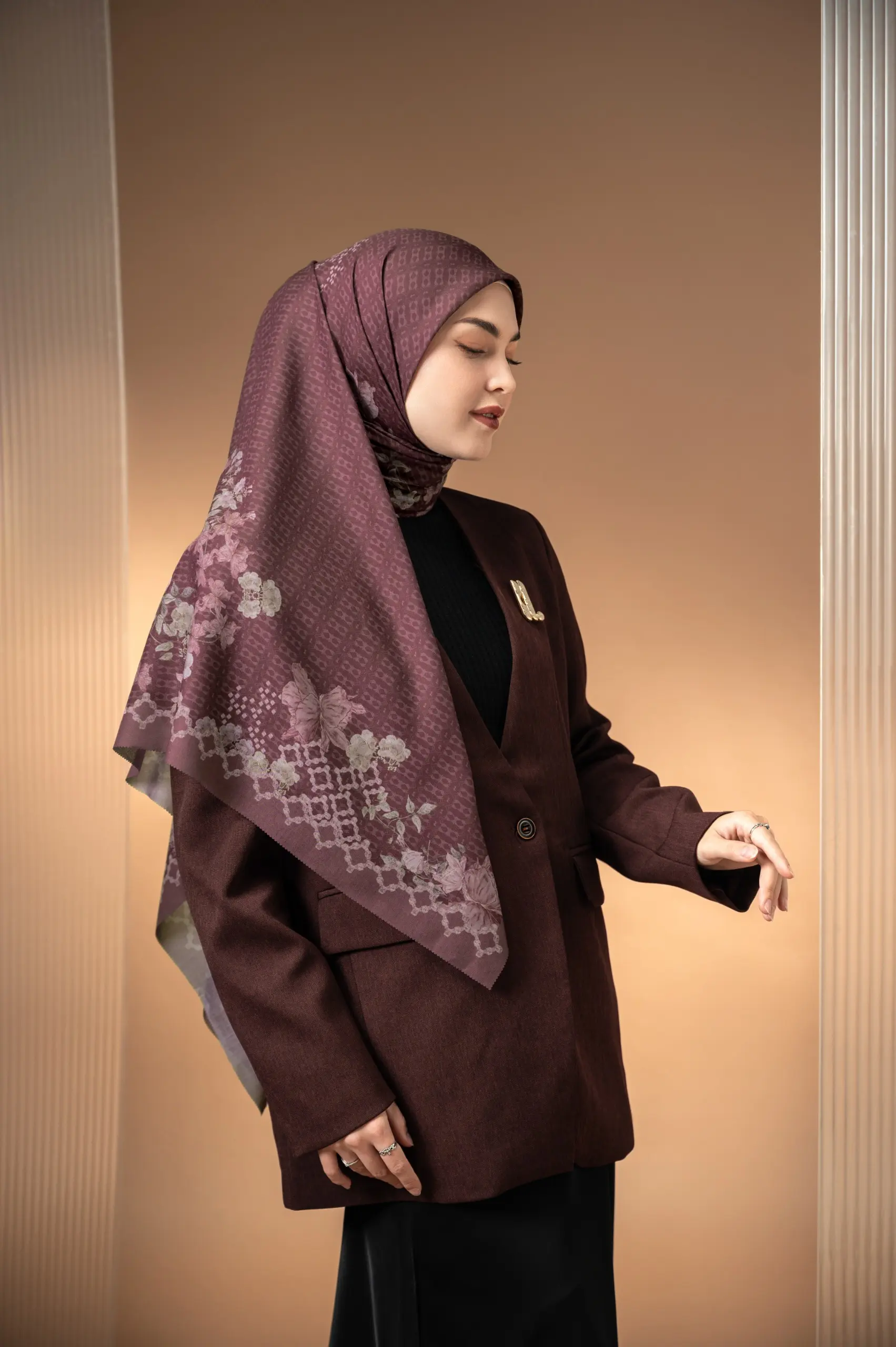 RIELLE SCARF AMARANTH
