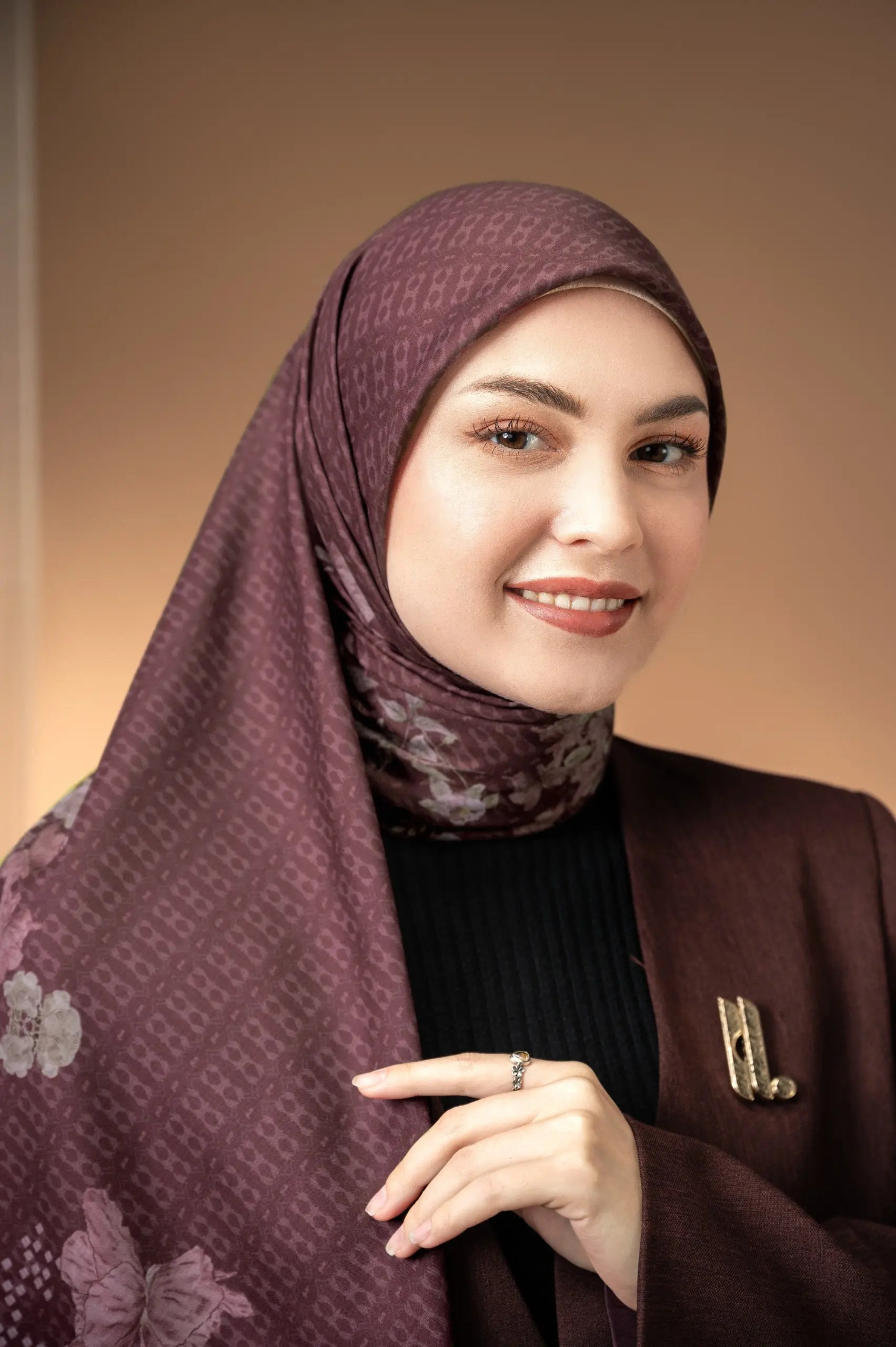RIELLE SCARF AMARANTH