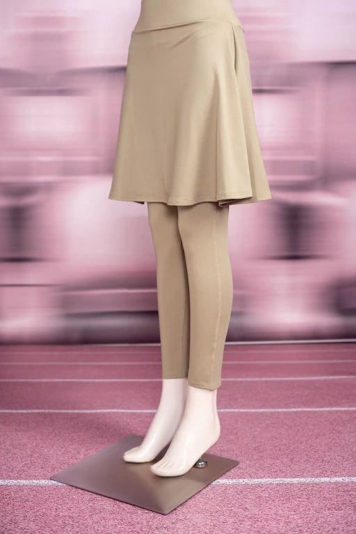 FLEXY SPORT SKIRT LEGGING NUDE