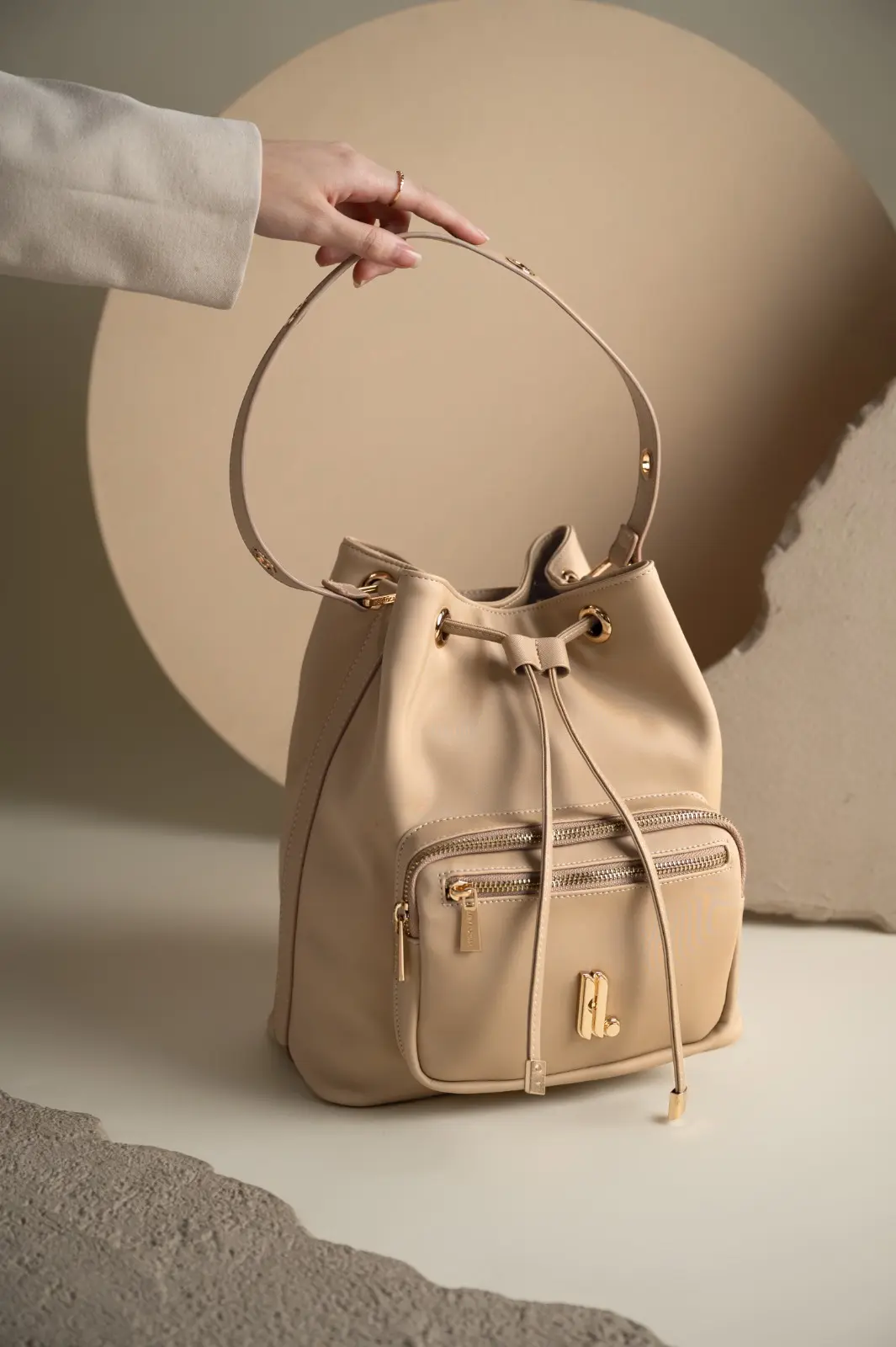 TOKYO HOBO BAG BEIGE