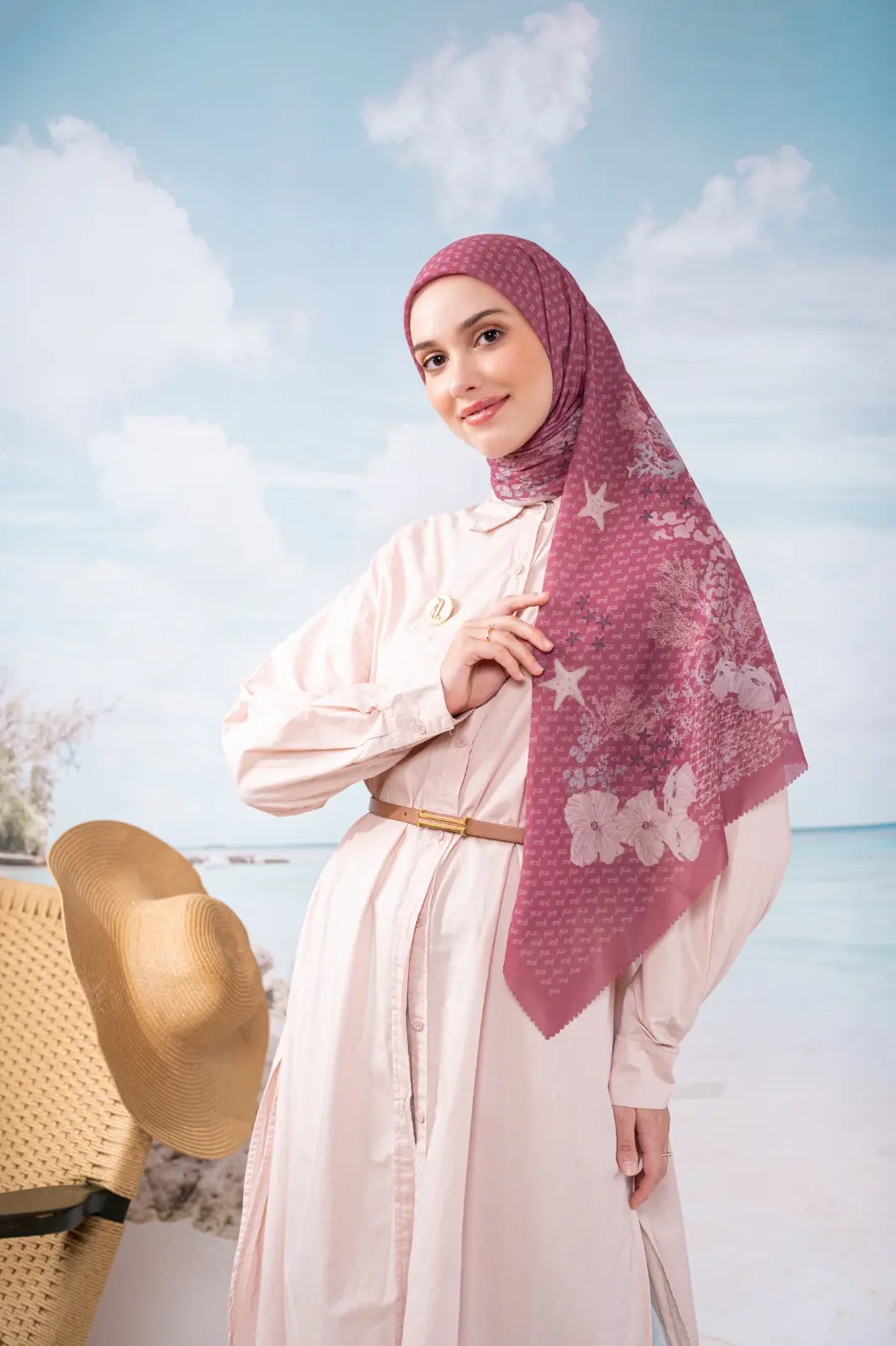 COASTAL APPEAL SCARF AVISA