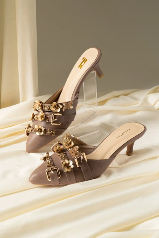 Image of BLYANA BB HEELS COFFEE