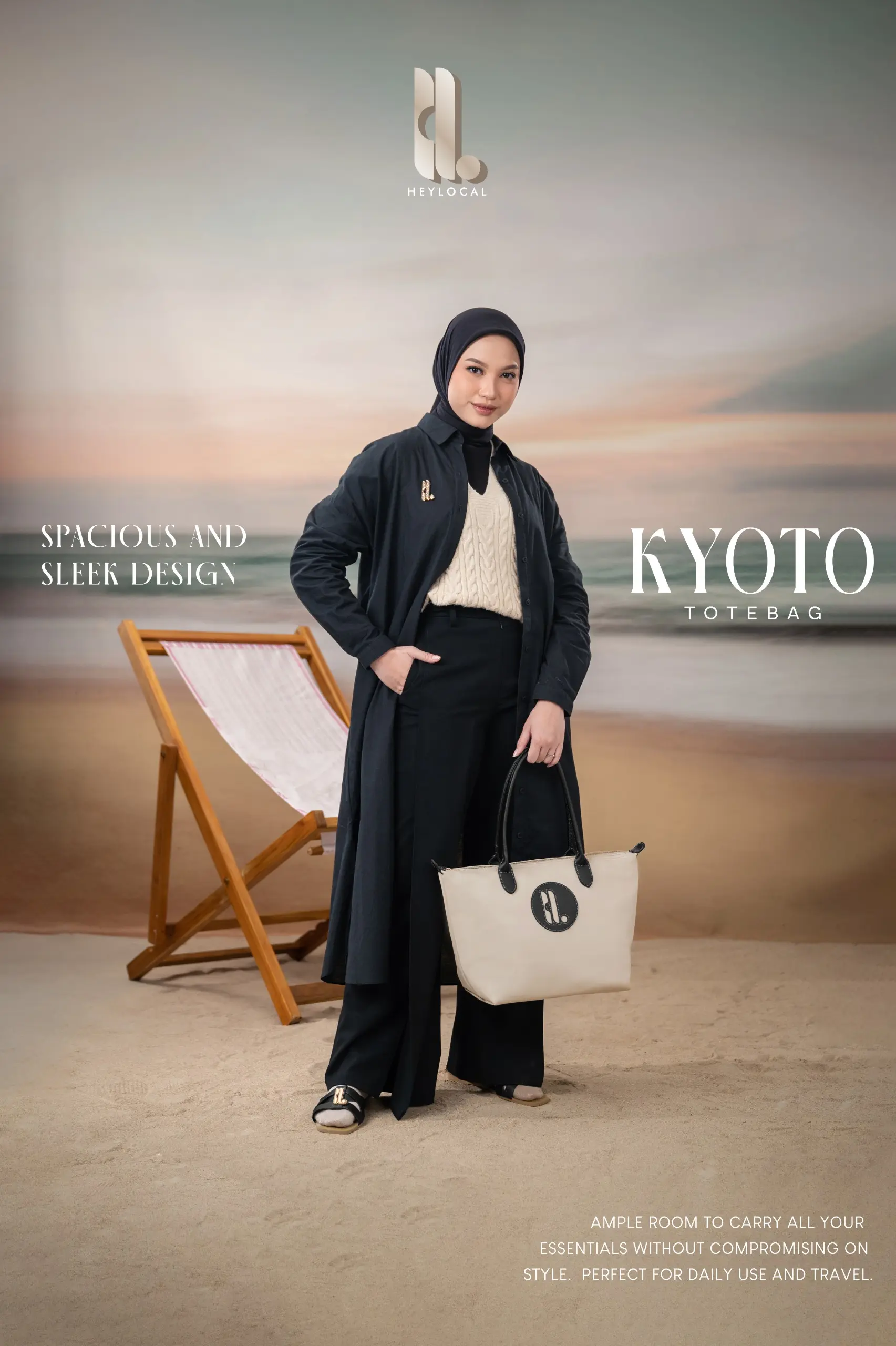 KYOTO TOTEBAG BLACK
