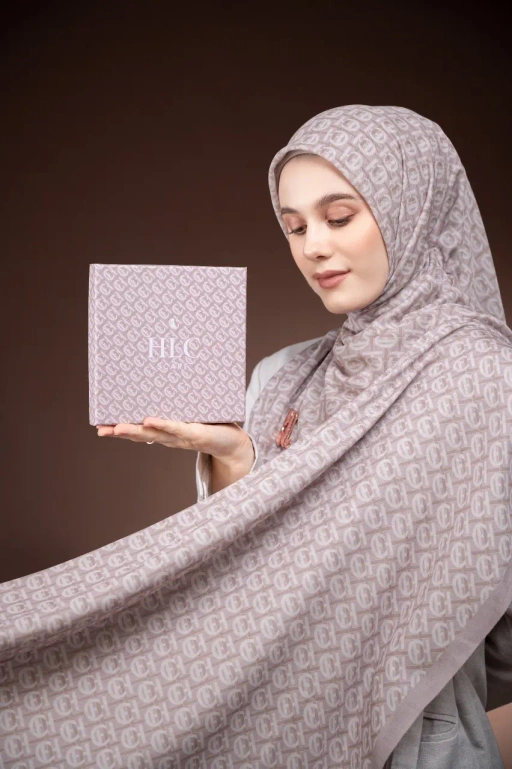 Image of HLC SCARF DUSTY ROSE