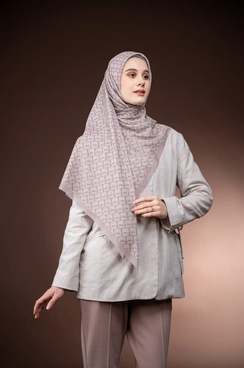 HLC SCARF DUSTY ROSE