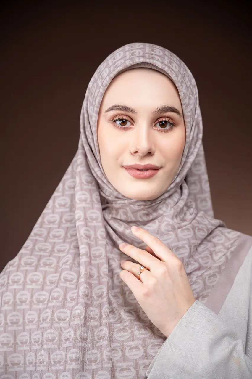 HLC SCARF DUSTY ROSE