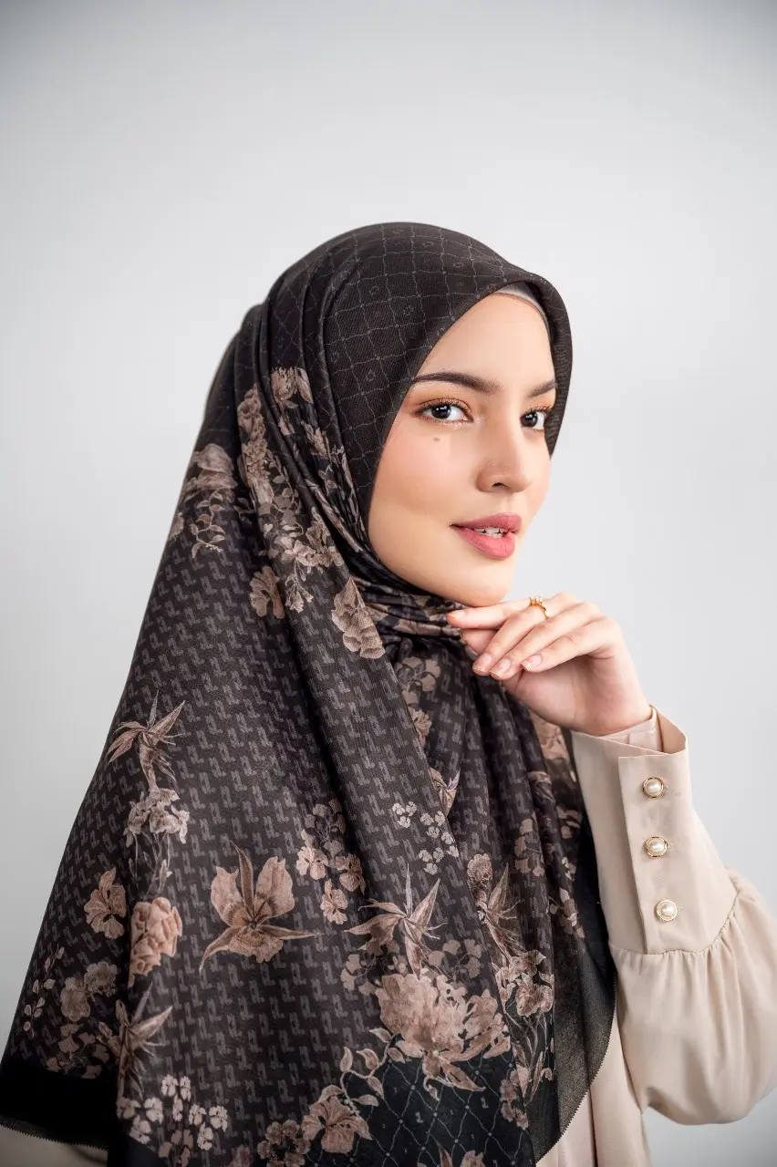 LUMINOSA SCARF BLACK COFFEE