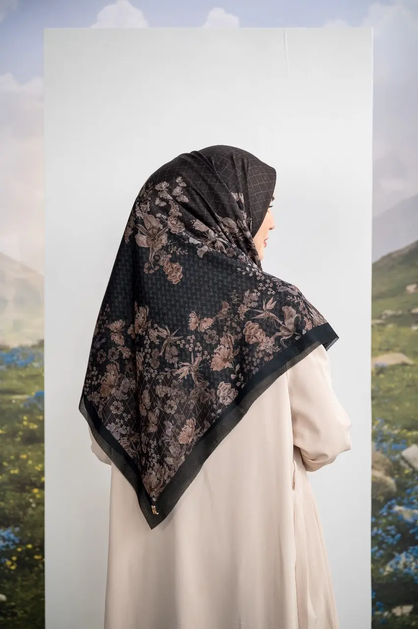 LUMINOSA SCARF BLACK COFFEE
