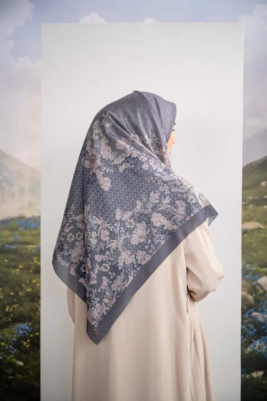 LUMINOSA SCARF PEAGENT BLUE