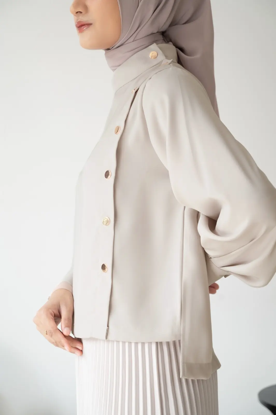 OPHELIA BLOUSE IVORY