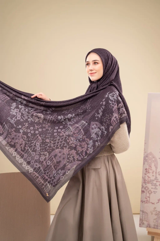 BERGAMO SCARF PLUM