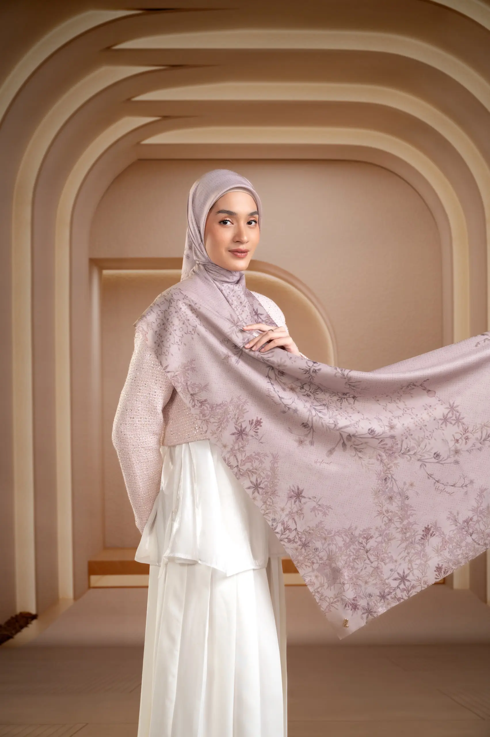 AROMÉ SCARF ORCHIDROSE