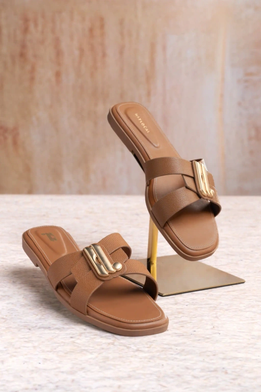 Image of ALBA SANDAL CAMEL