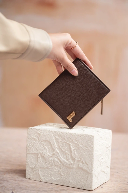 Image of ALBA WALLET BRUNETTE