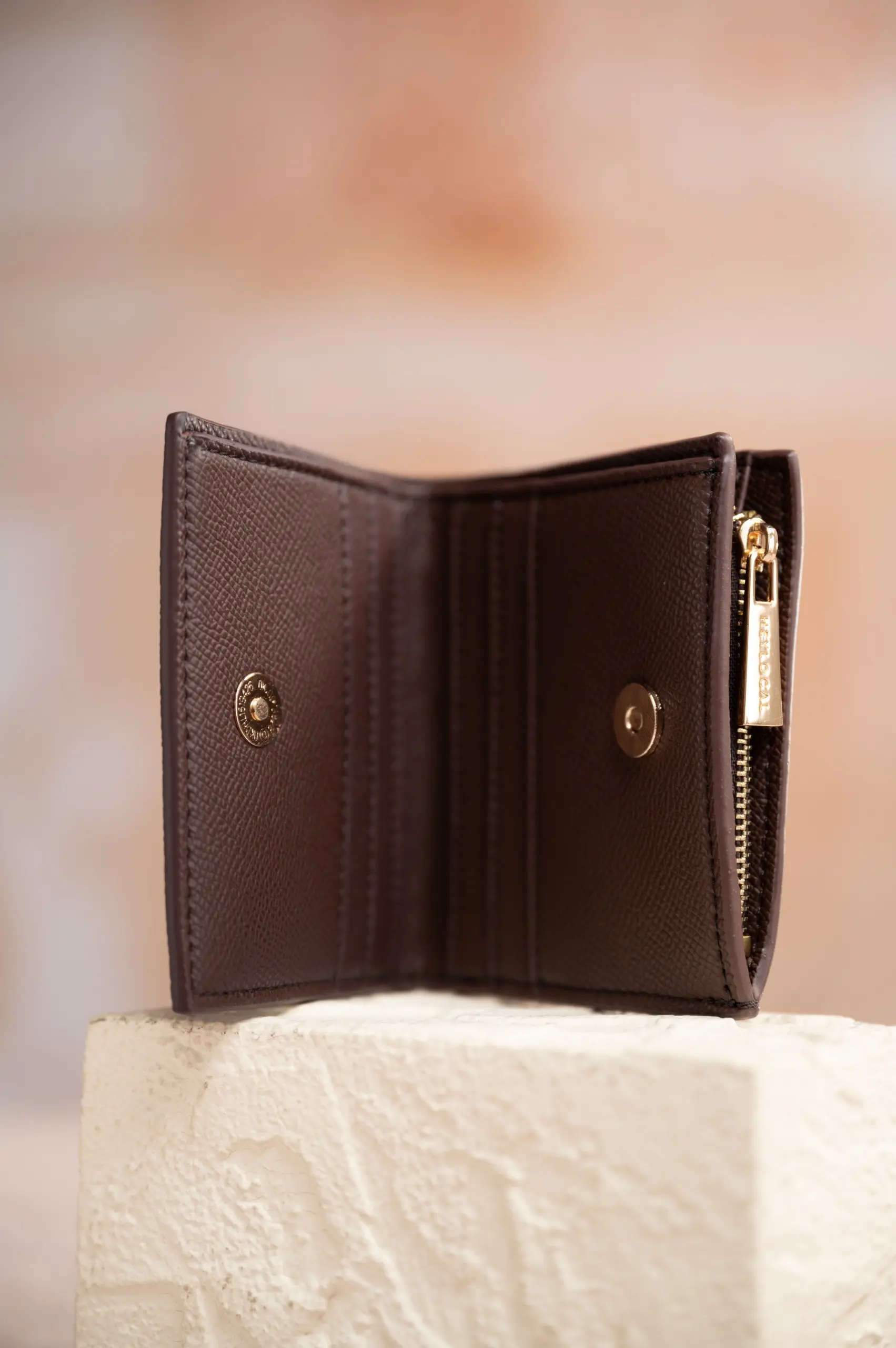 ALBA WALLET BRUNETTE