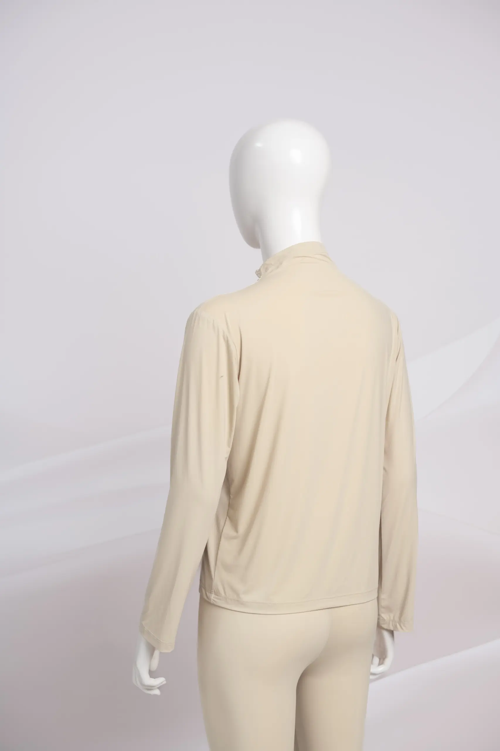 LYN HIGHNECK LONGSLEEVE INNER T-SHIRT CREAM