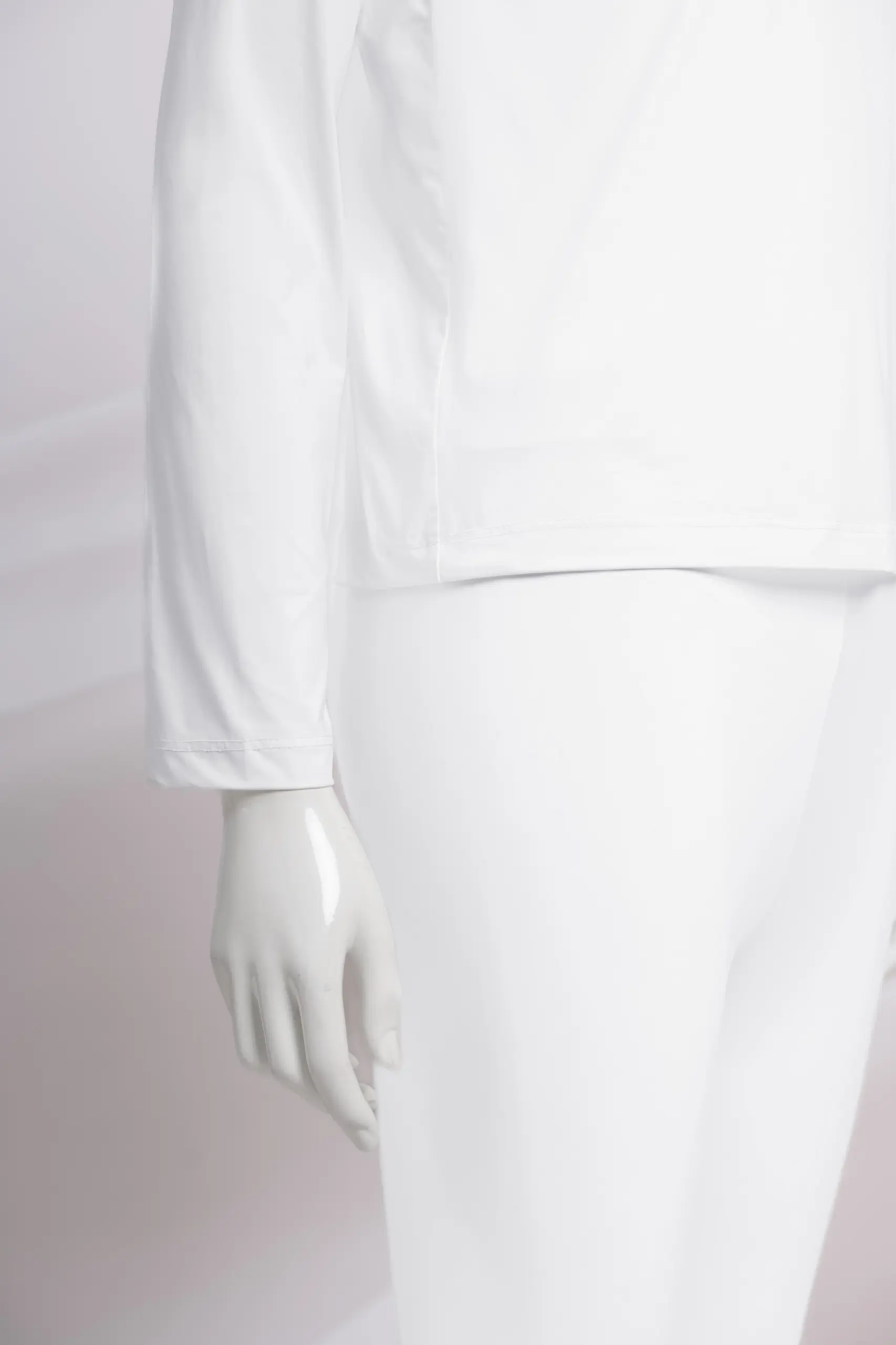 LYN HIGHNECK LONGSLEEVE INNER T-SHIRT WHITE