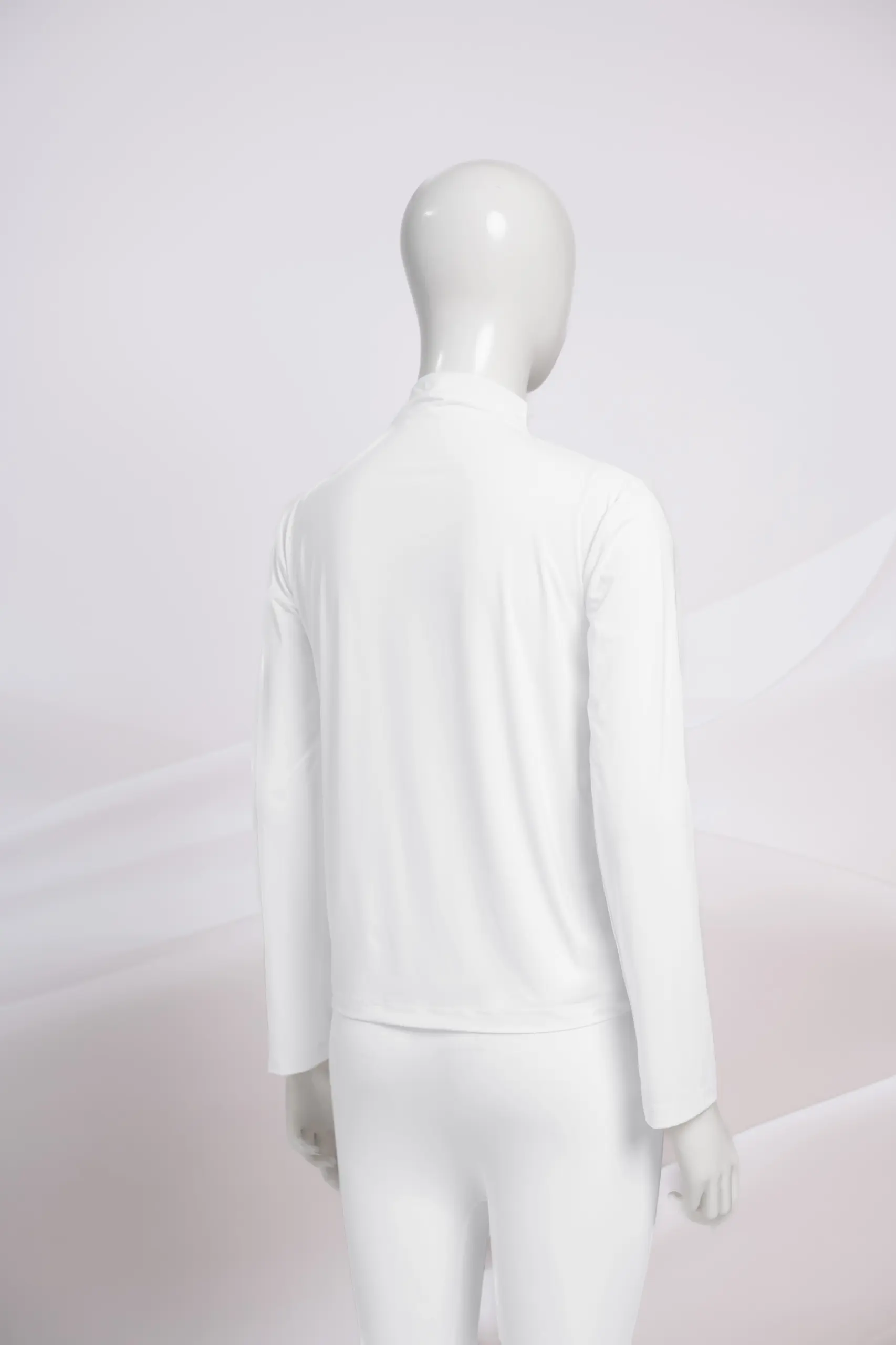 LYN HIGHNECK LONGSLEEVE INNER T-SHIRT WHITE