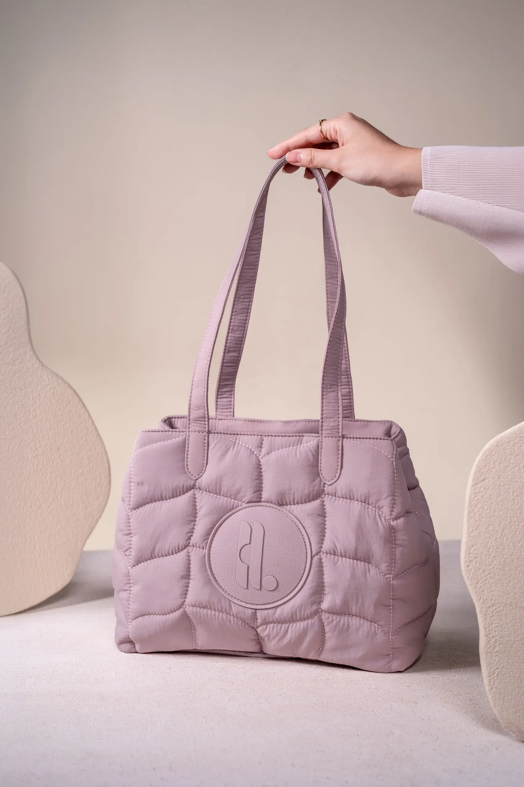 FLUFFLY TOTEBAG LAVENDER