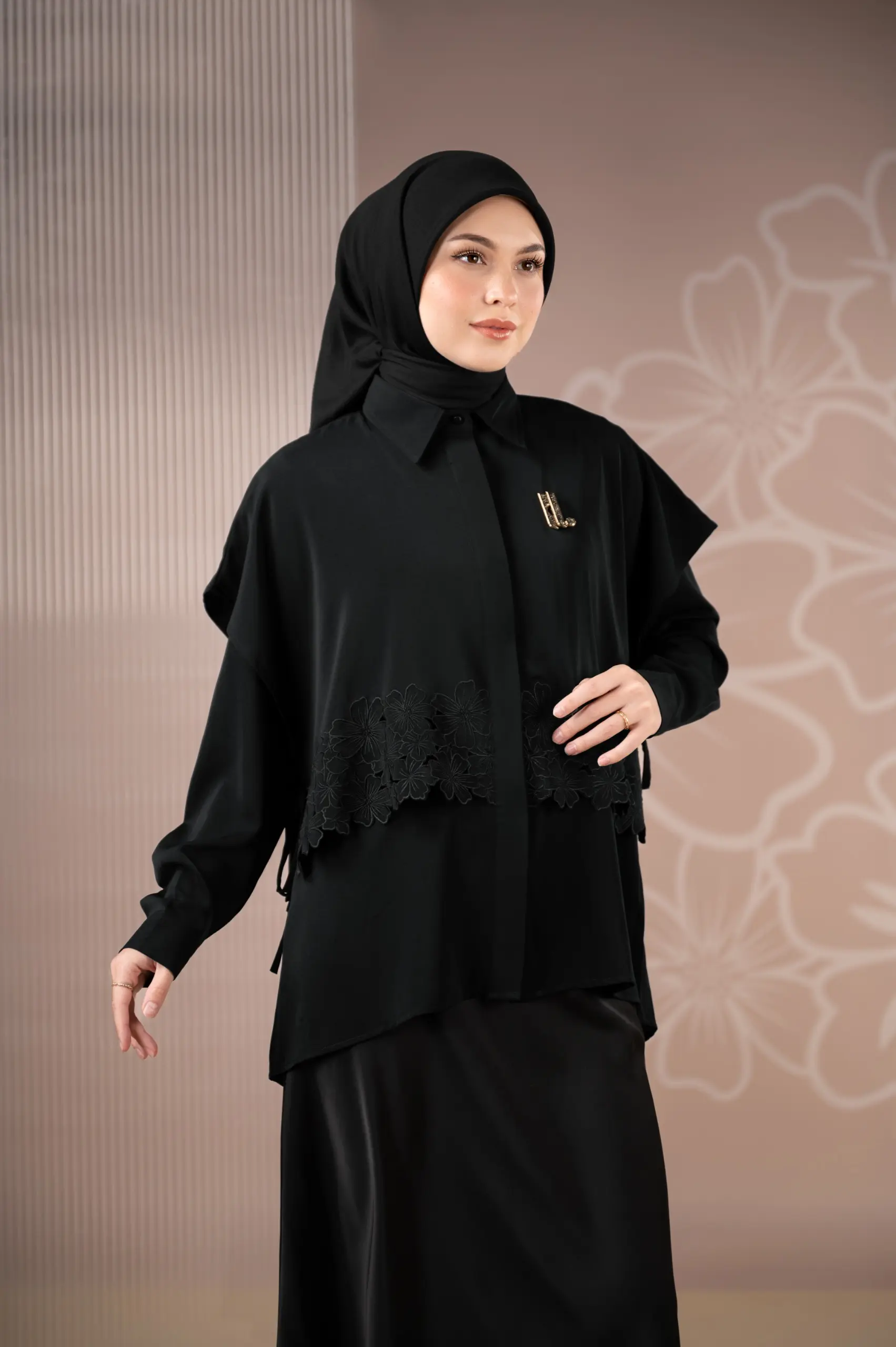 SOLENE SHIRT BLACK