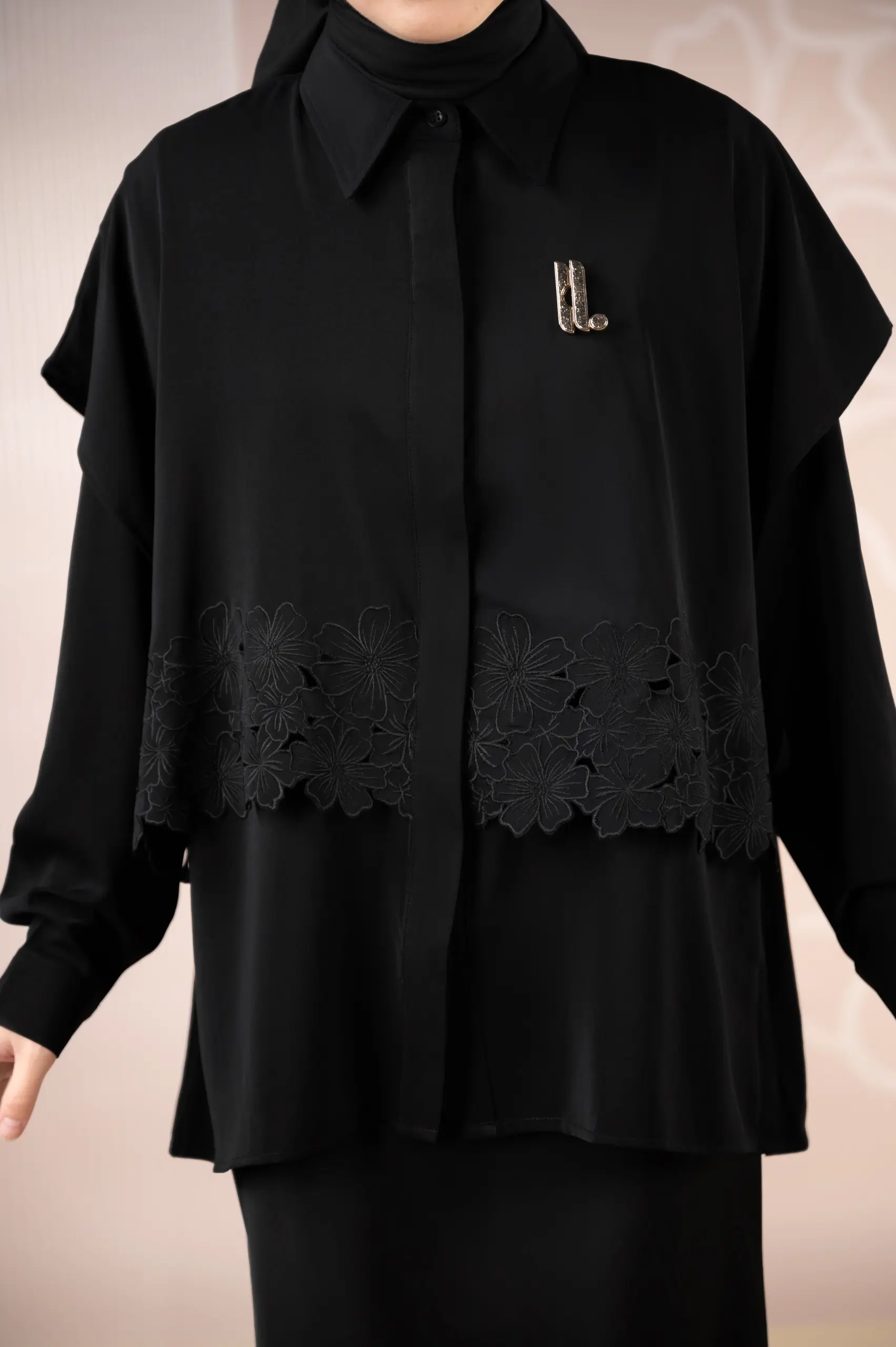 SOLENE SHIRT BLACK