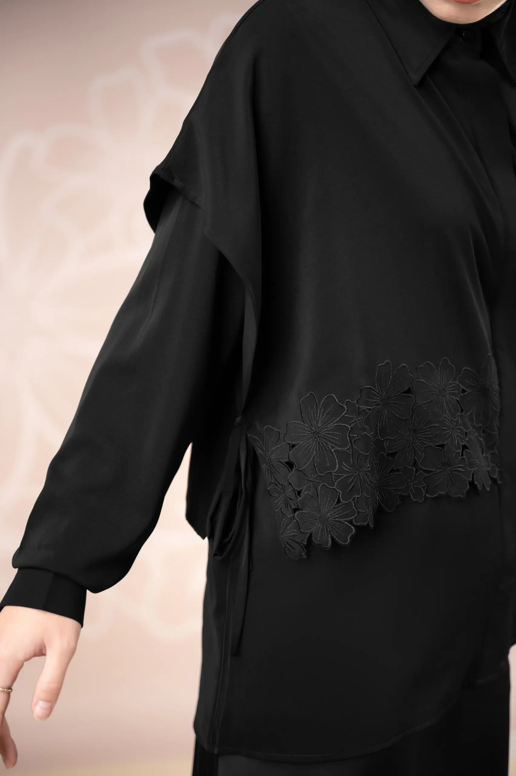 SOLENE SHIRT BLACK