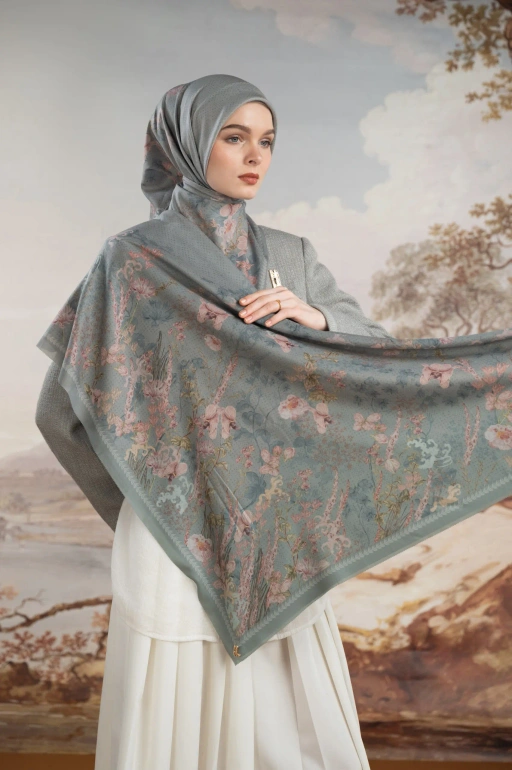 Image of VIRELLE SCARF AQUA
