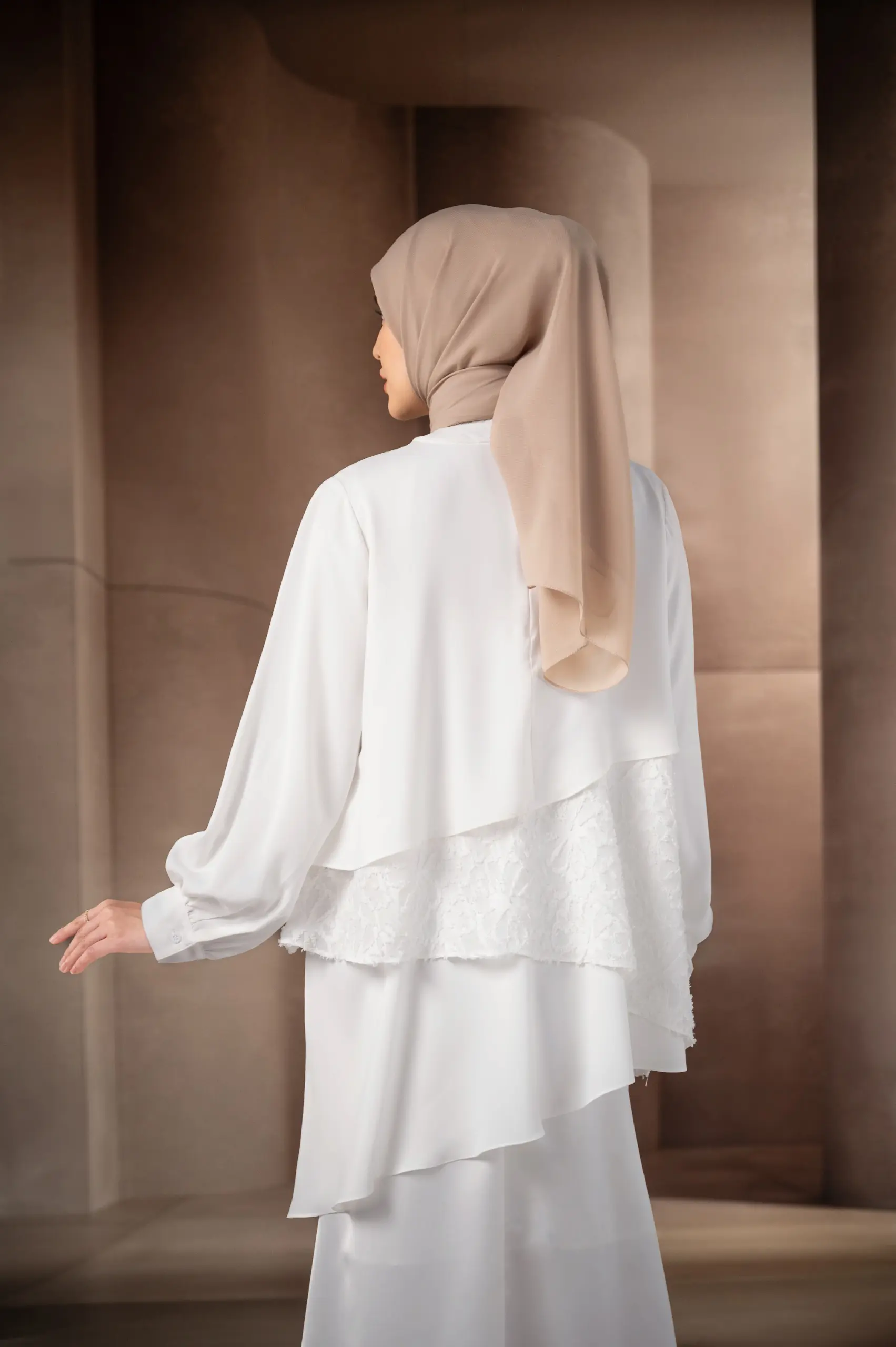 BLOMST LAYERED BLOUSE SALT