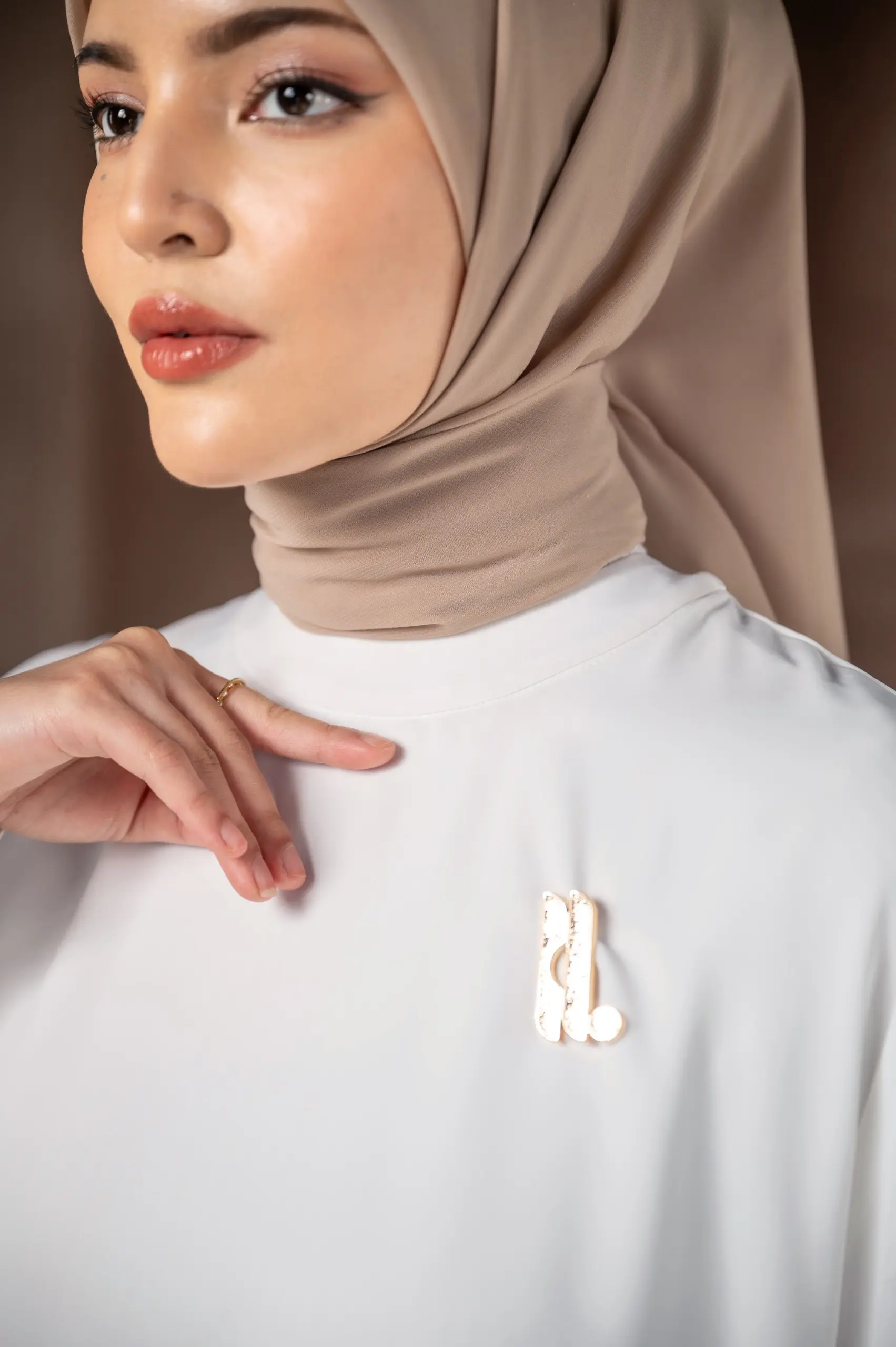BLOMST LAYERED BLOUSE SALT
