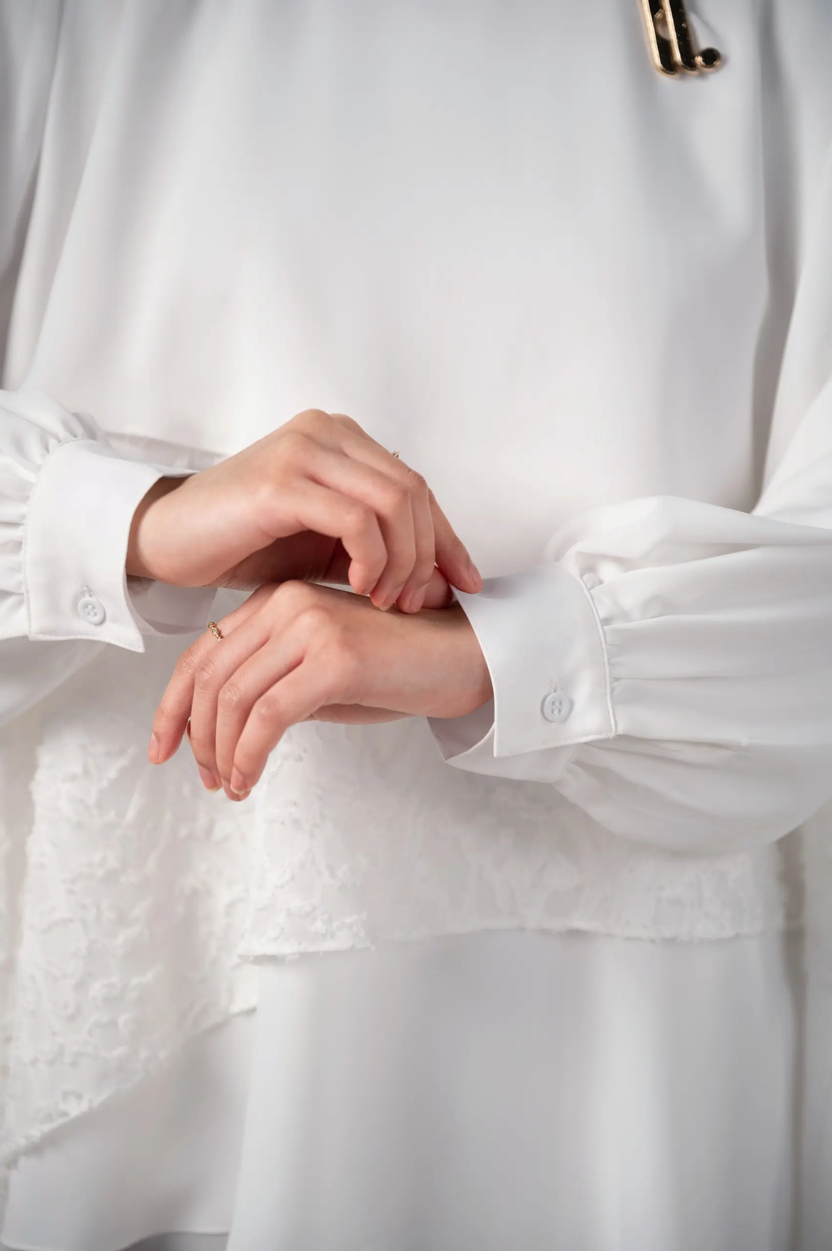 BLOMST LAYERED BLOUSE SALT