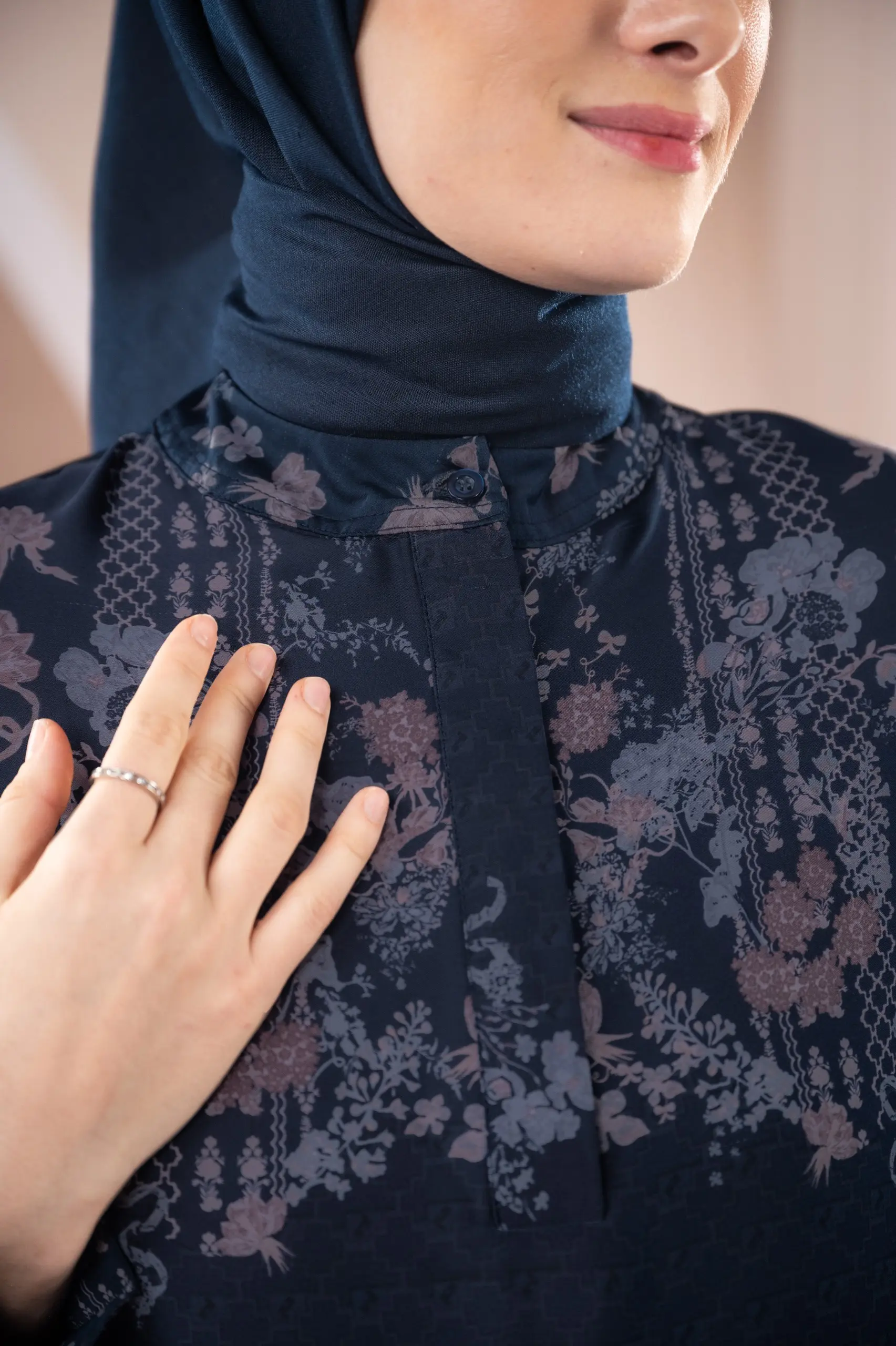 SAMAMU ASYMMETRIC TUNIC MIDNIGHT