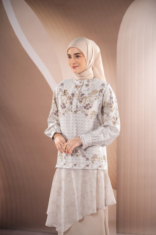 Image of SAMAMU ASYMMETRIC TUNIC IVORY