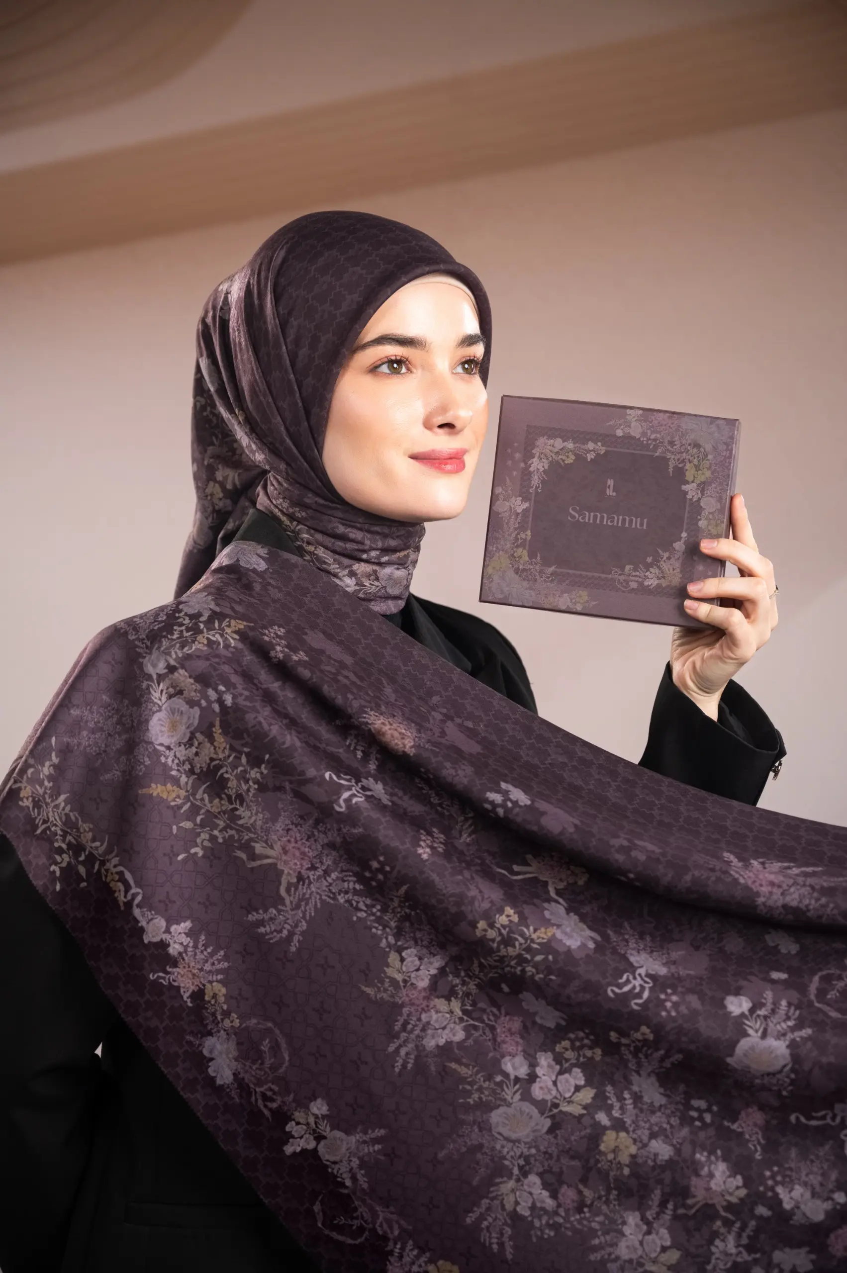 SAMAMU SCARF BURGUNDY