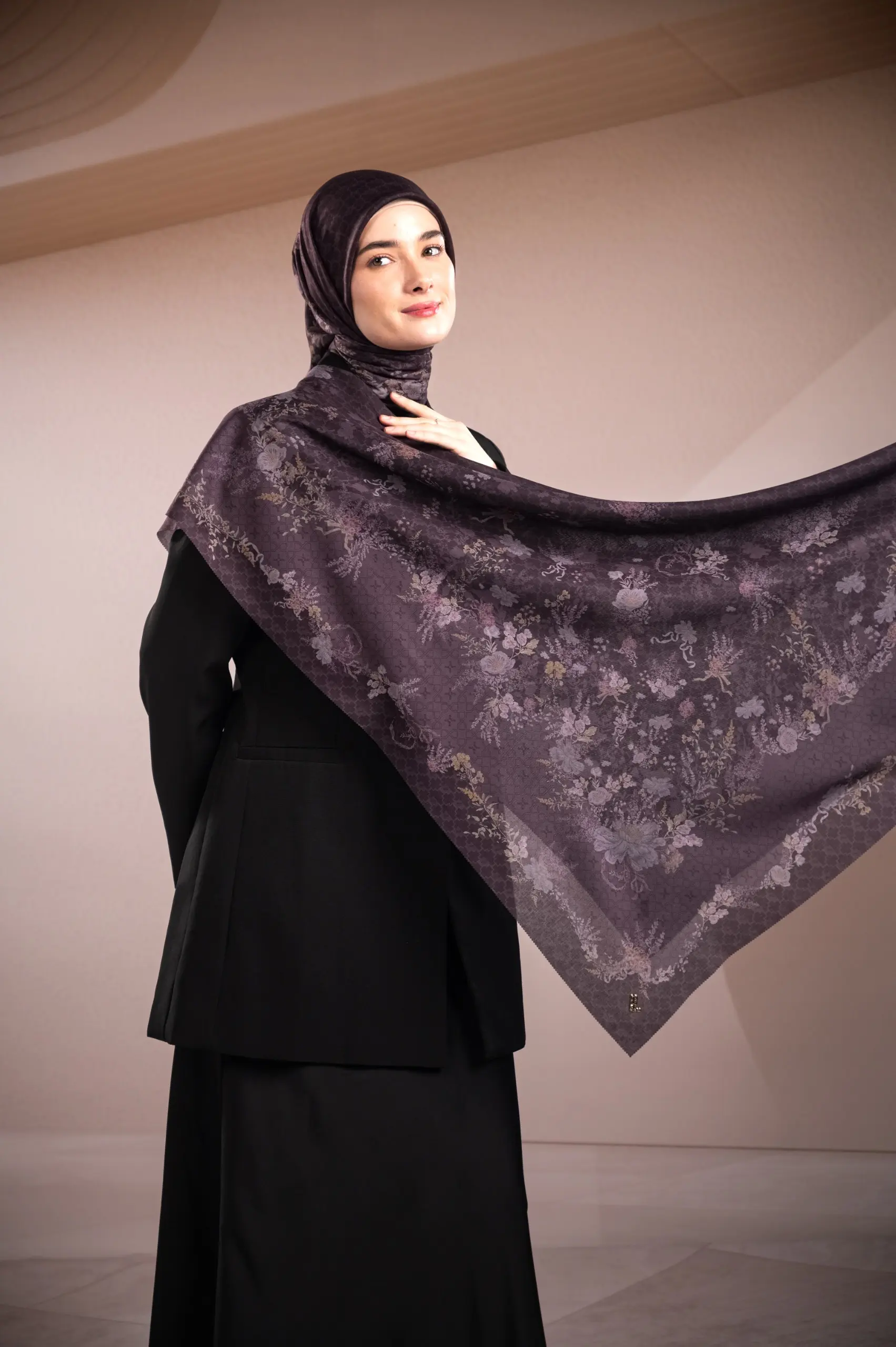 SAMAMU SCARF BURGUNDY