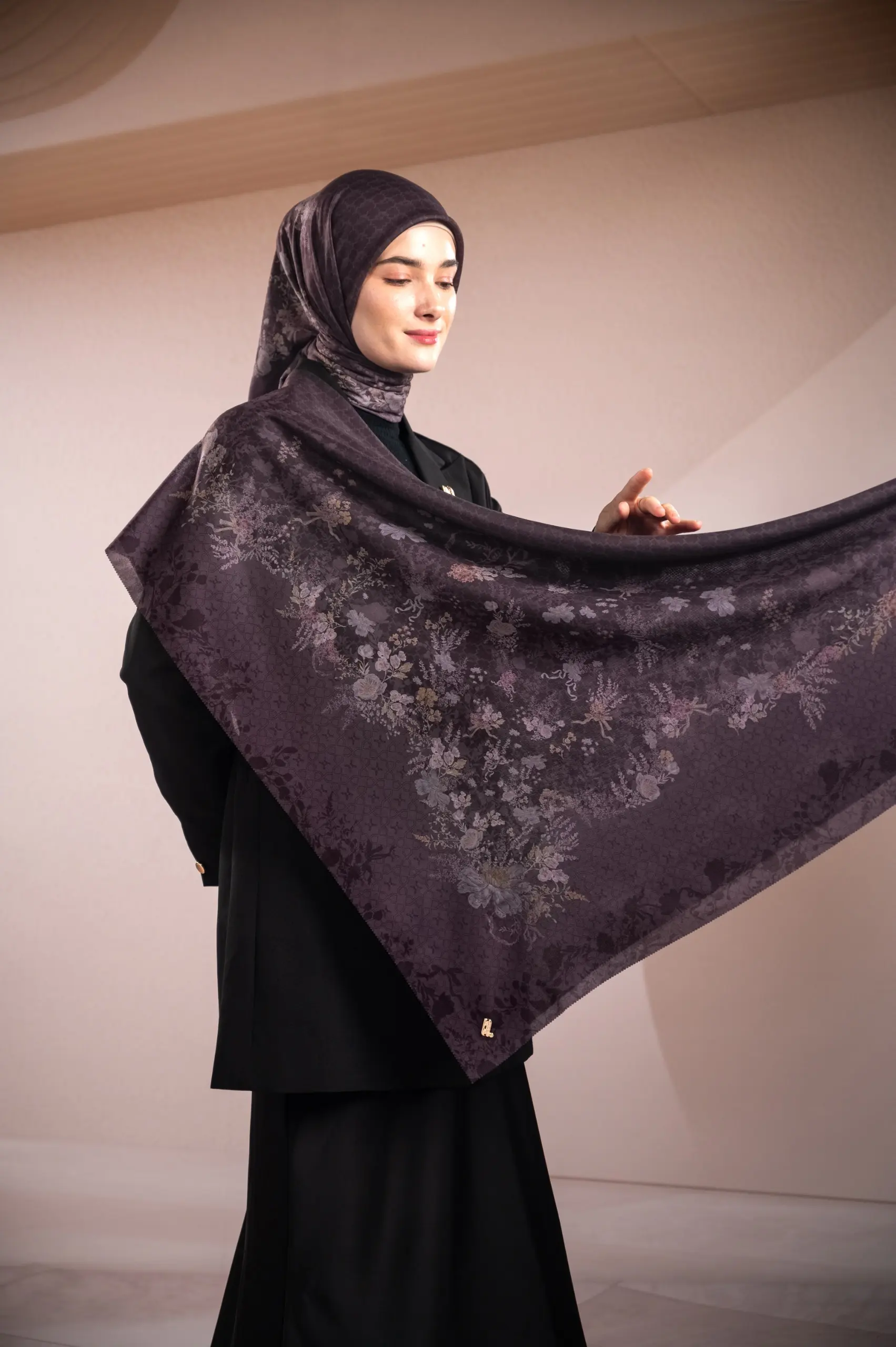 SAMAMU SCARF BURGUNDY