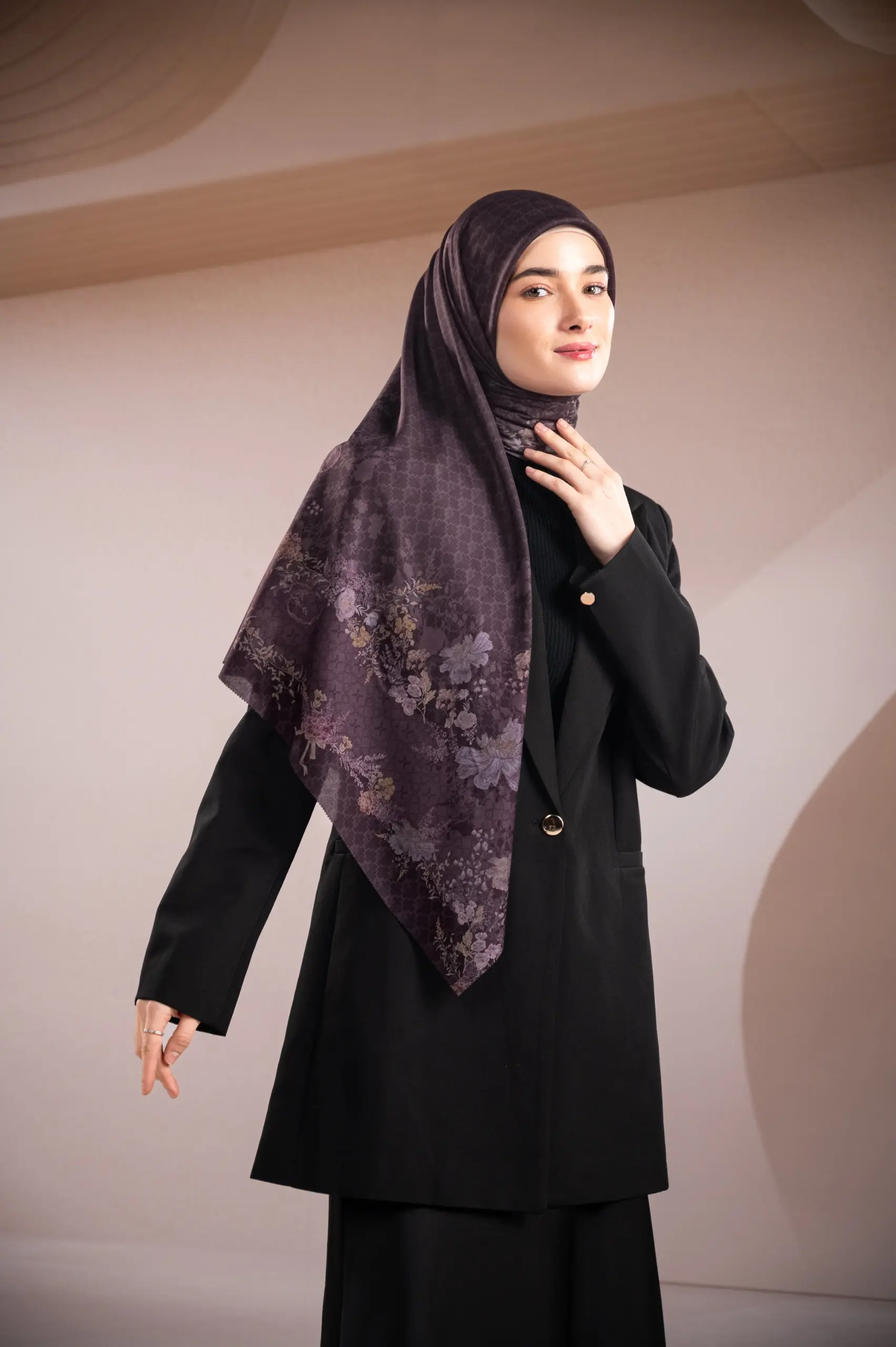 SAMAMU SCARF BURGUNDY