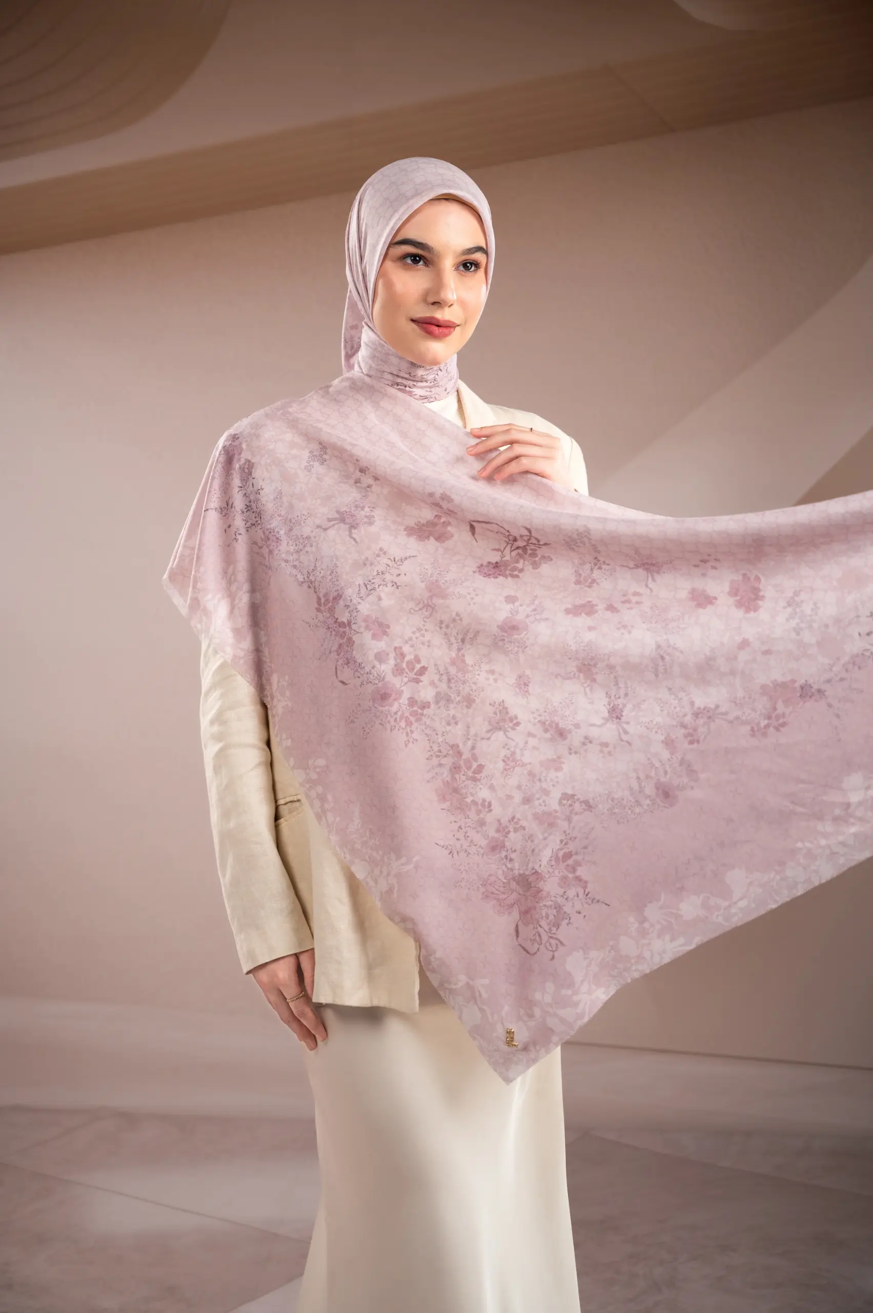 SAMAMU SCARF ROSEWOOD