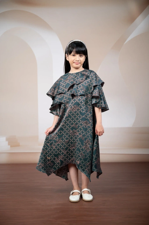 Image of SANGGA DRESS KIDS EMERALD