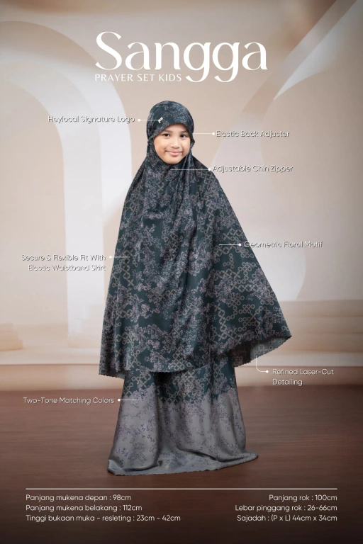 Image of SANGGA PRAYER SET KIDS EMERALD