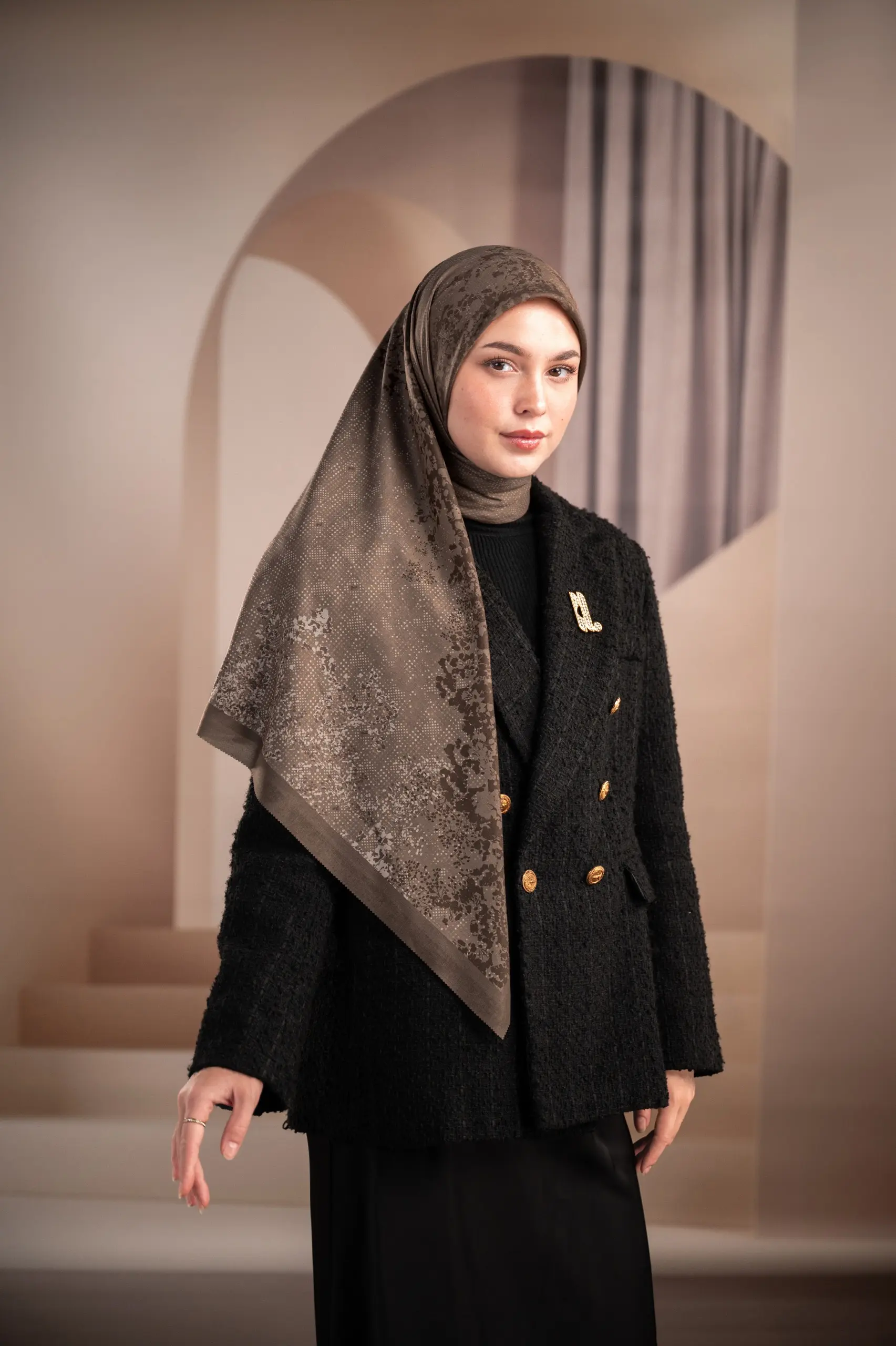SANGGA SCARF TOFFEE