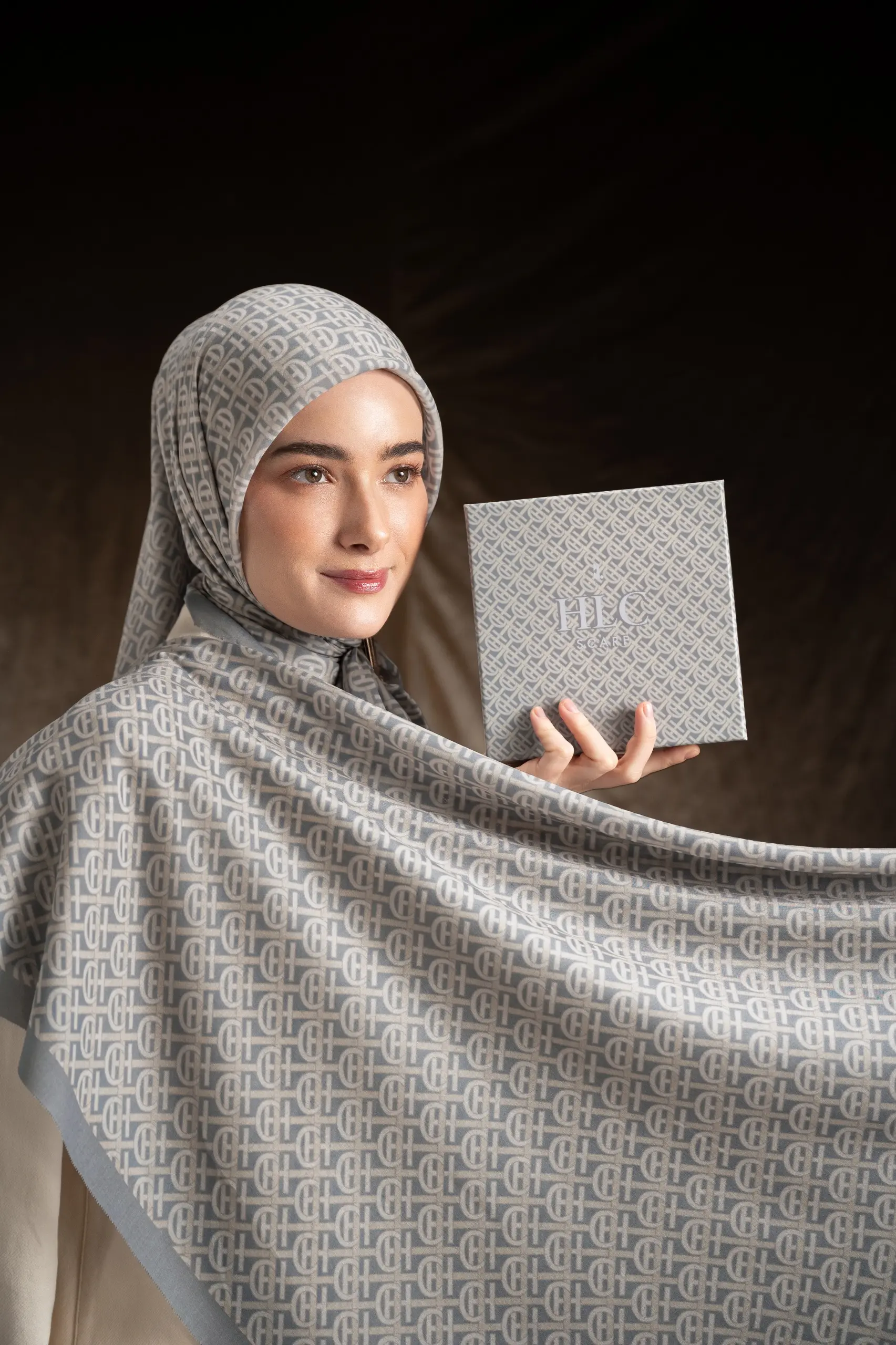 HLC SCARF CLOUDY GREY