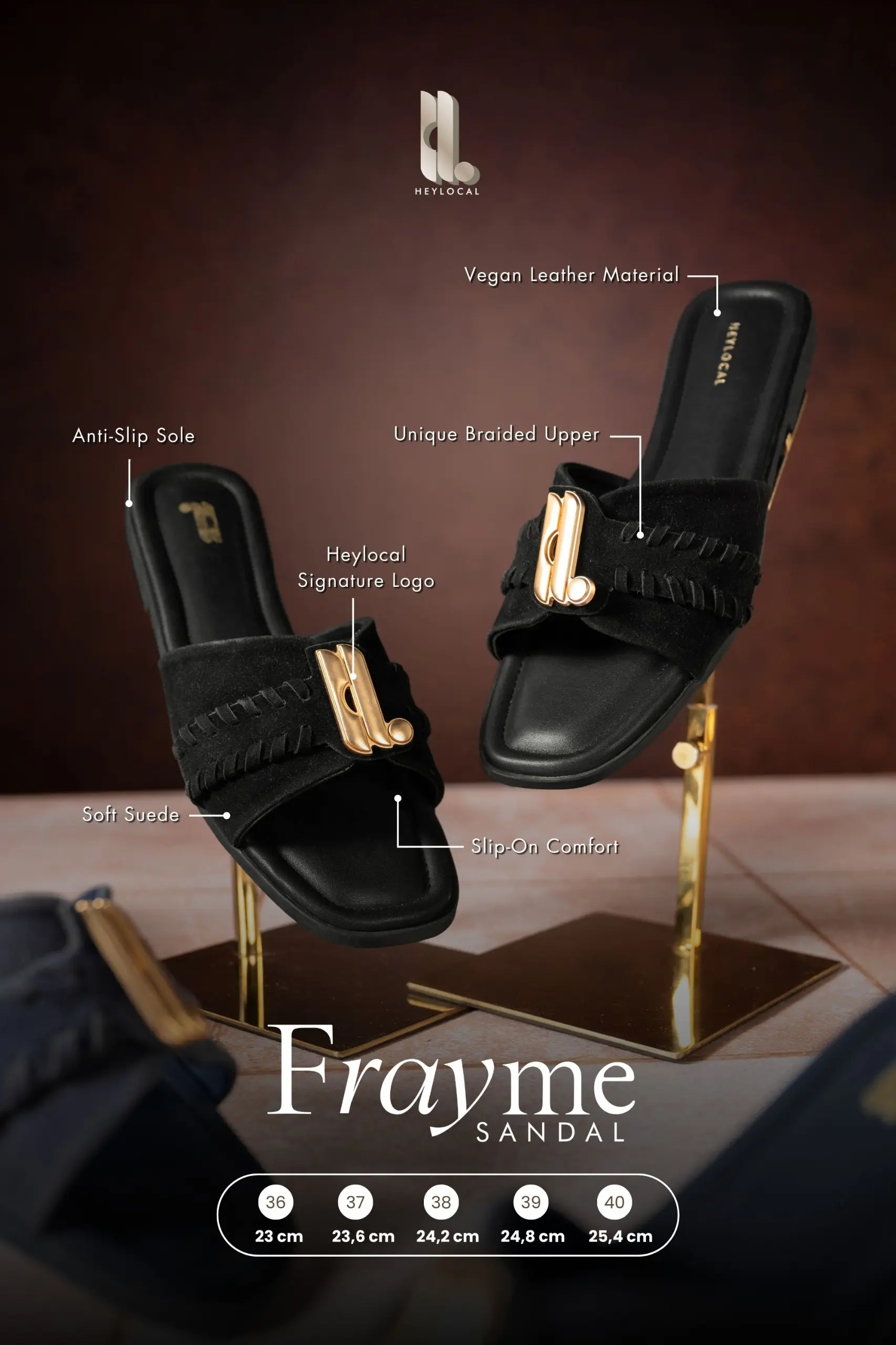 FRAYME SANDAL IVORY