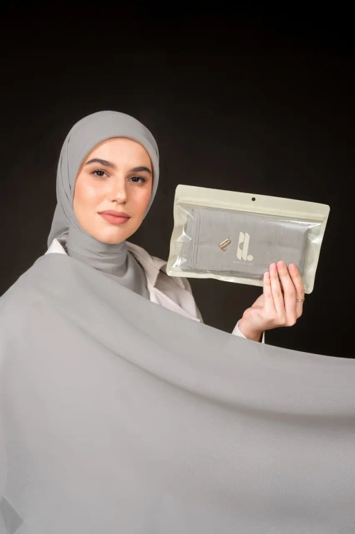Image of DAILY PARIS SCARF SILVER