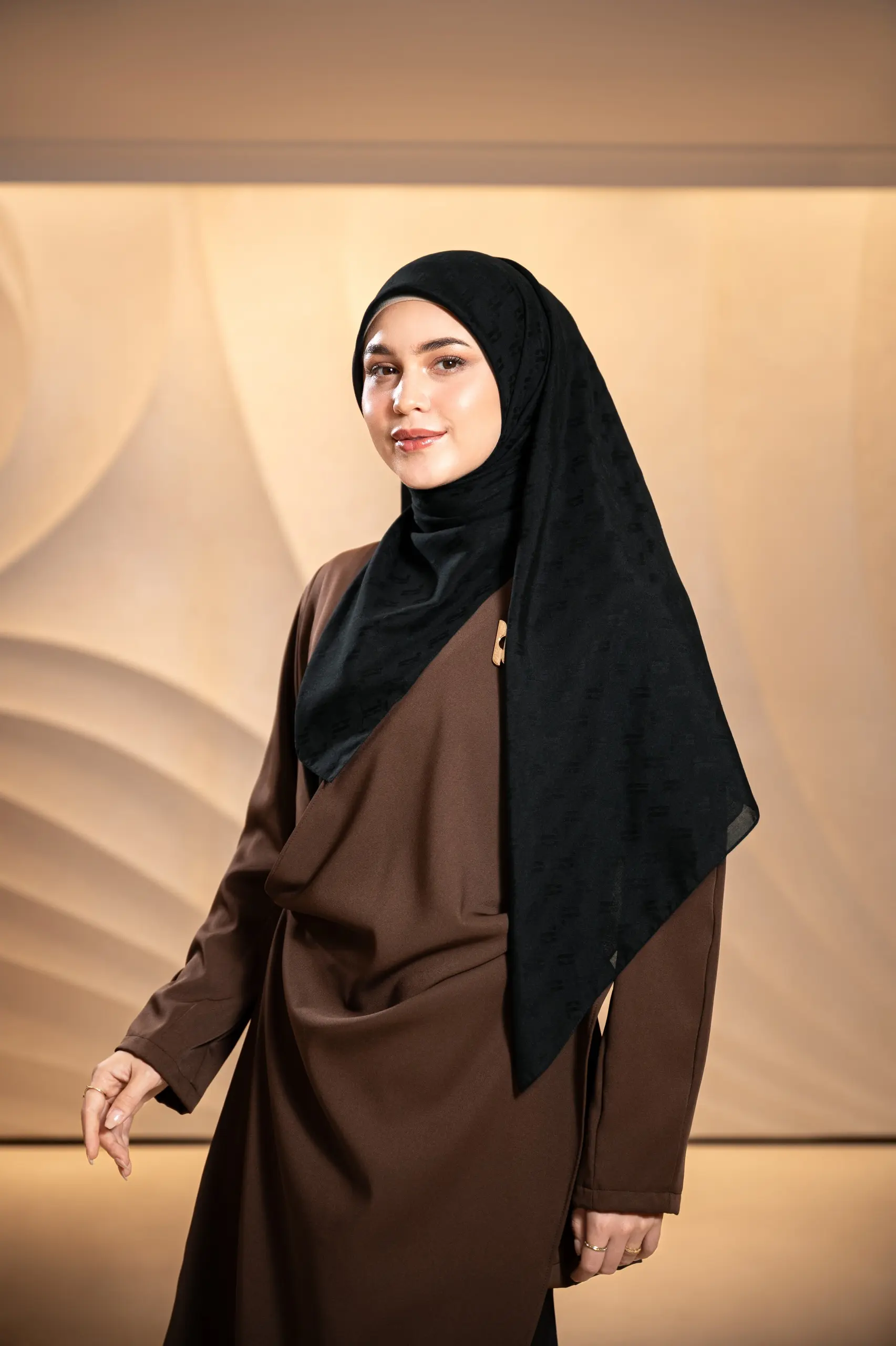 JACQUELLE SCARF BLACK