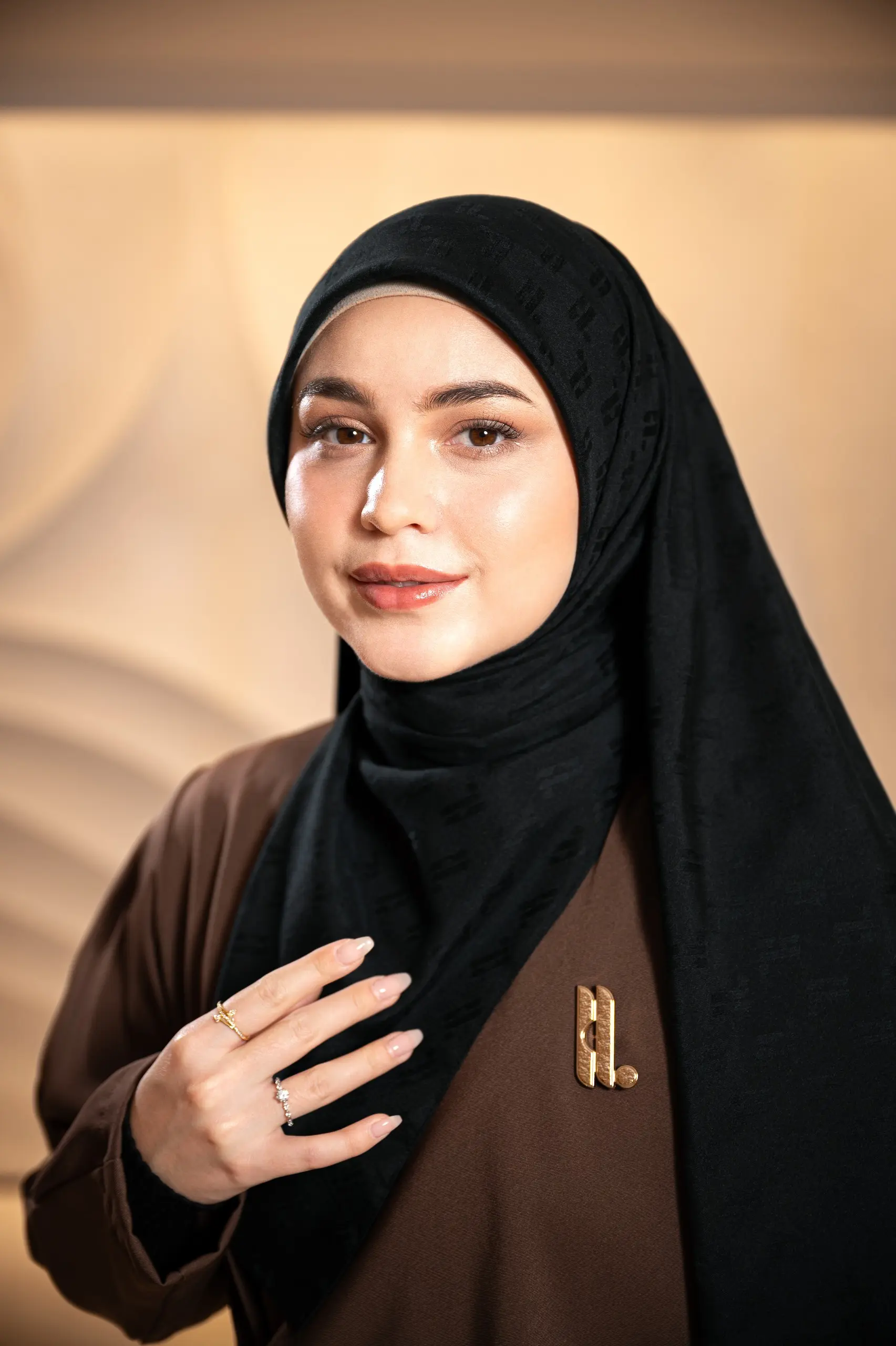 JACQUELLE SCARF BLACK